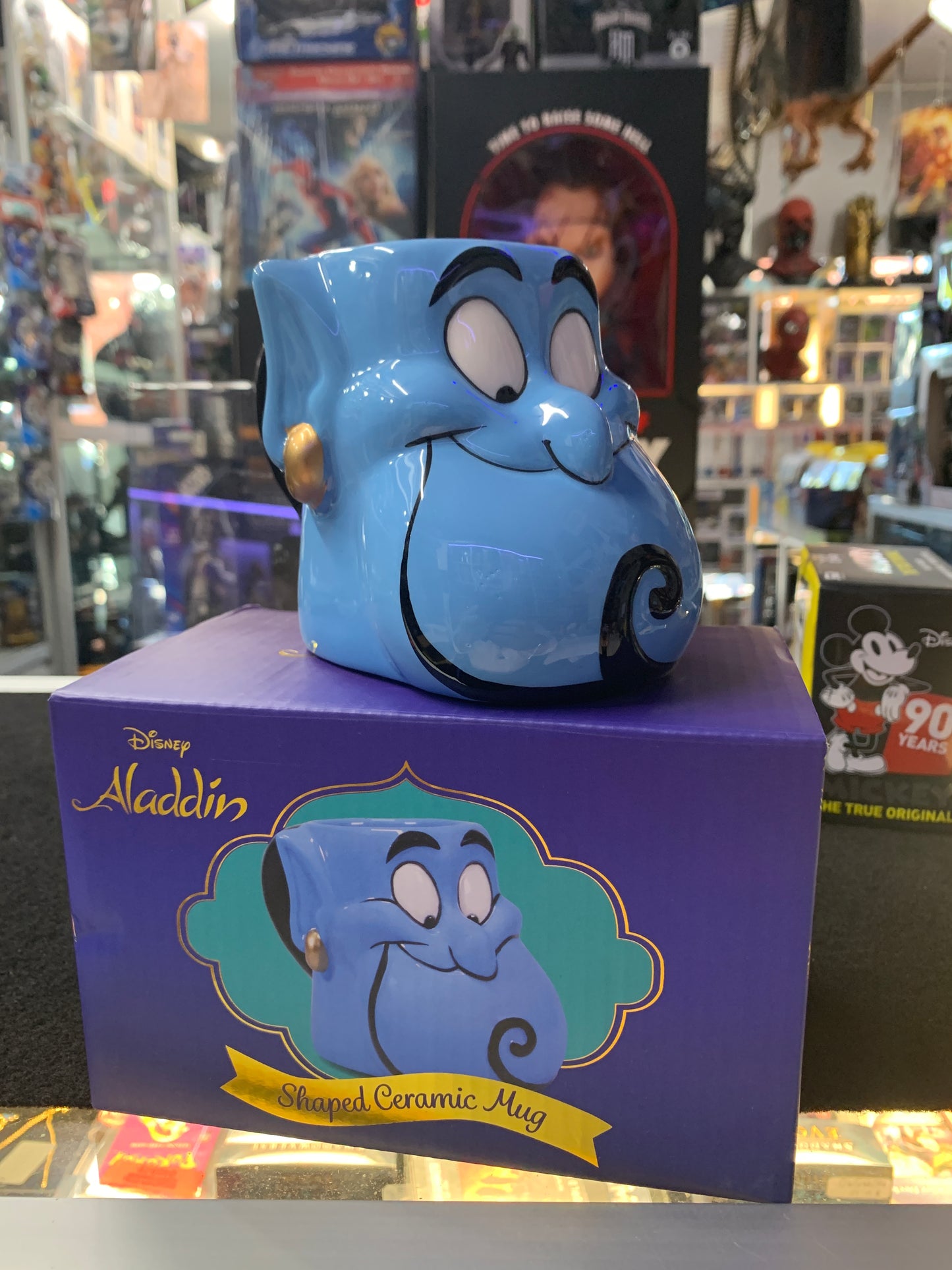 Disney Aladdin shaped ceramic mug