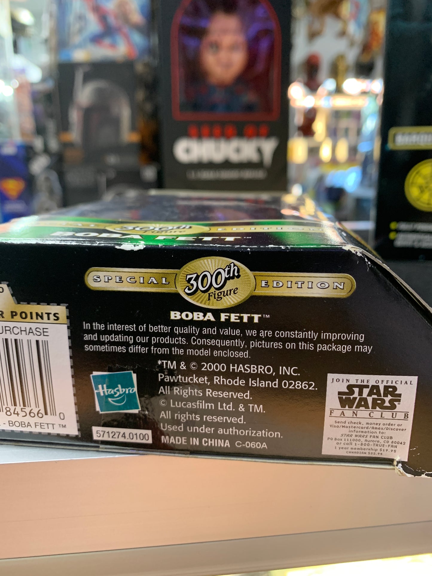 Star Wars boba fett 2000 Hasbro 300th edition