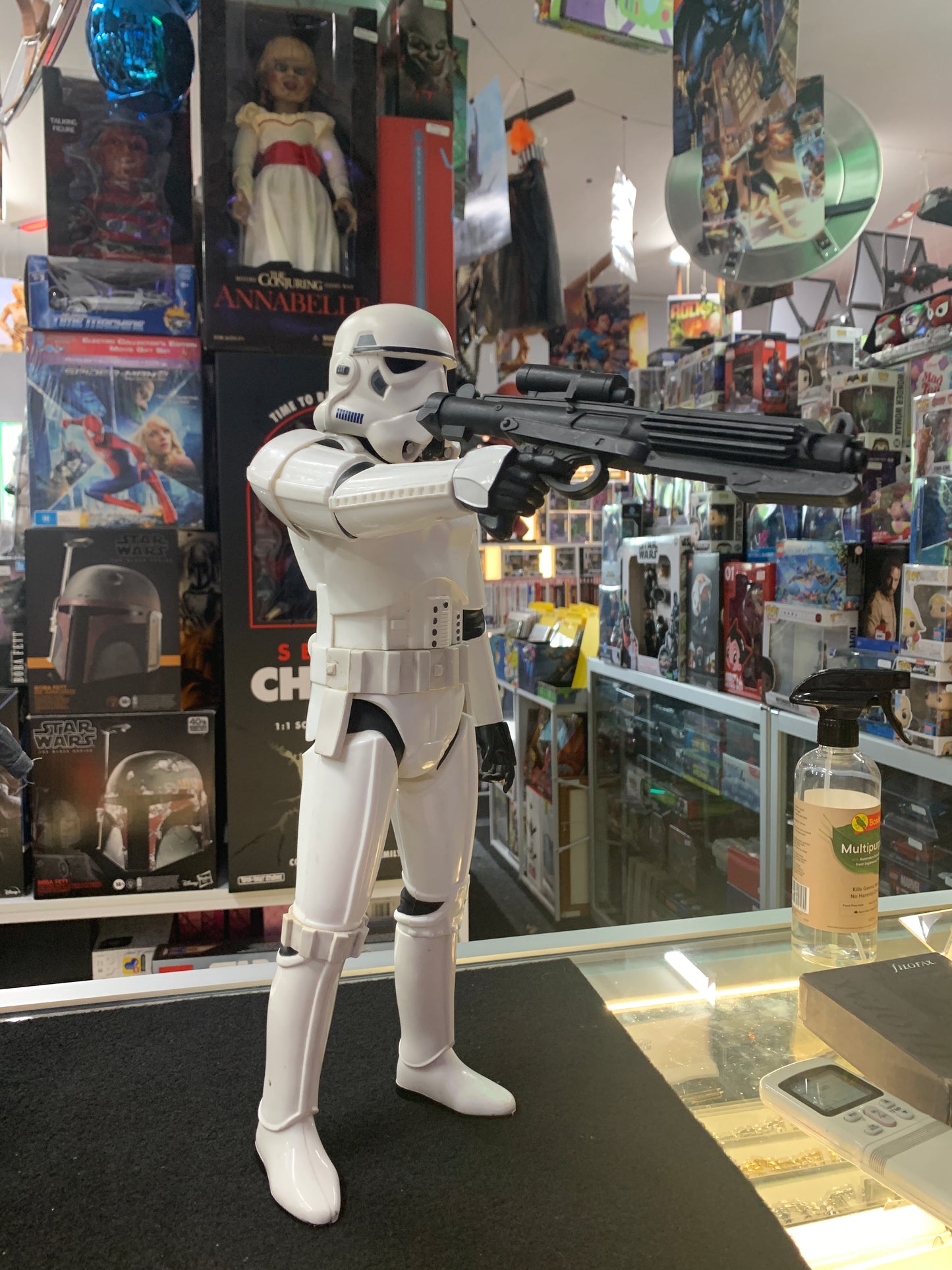 Star Wars 18 inch storm trooper PVC used no box