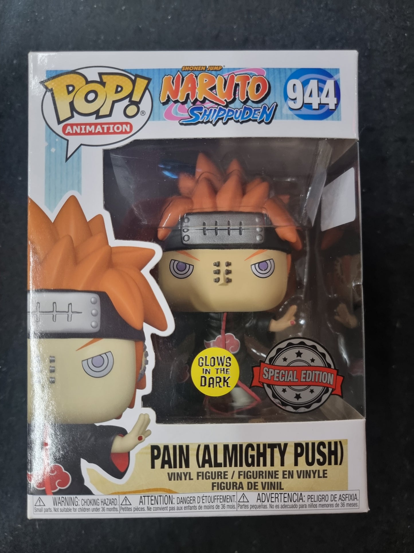 FUNKO POP NARUTO SHIPPUDEN PAIN (ALMIGHTY PUSH) #944 SPECIAL EDITION
