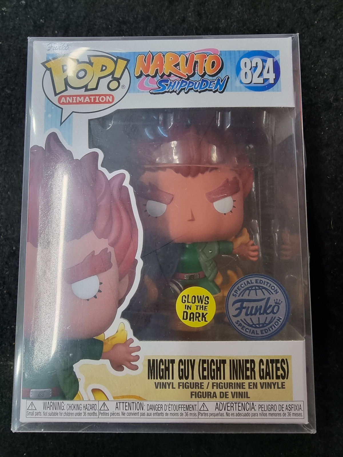 FUNKO POP NARUTO SHIPPUDEN MIGHT GUY (EIGHT INNER GATES) #824 SPECIAL EDITION