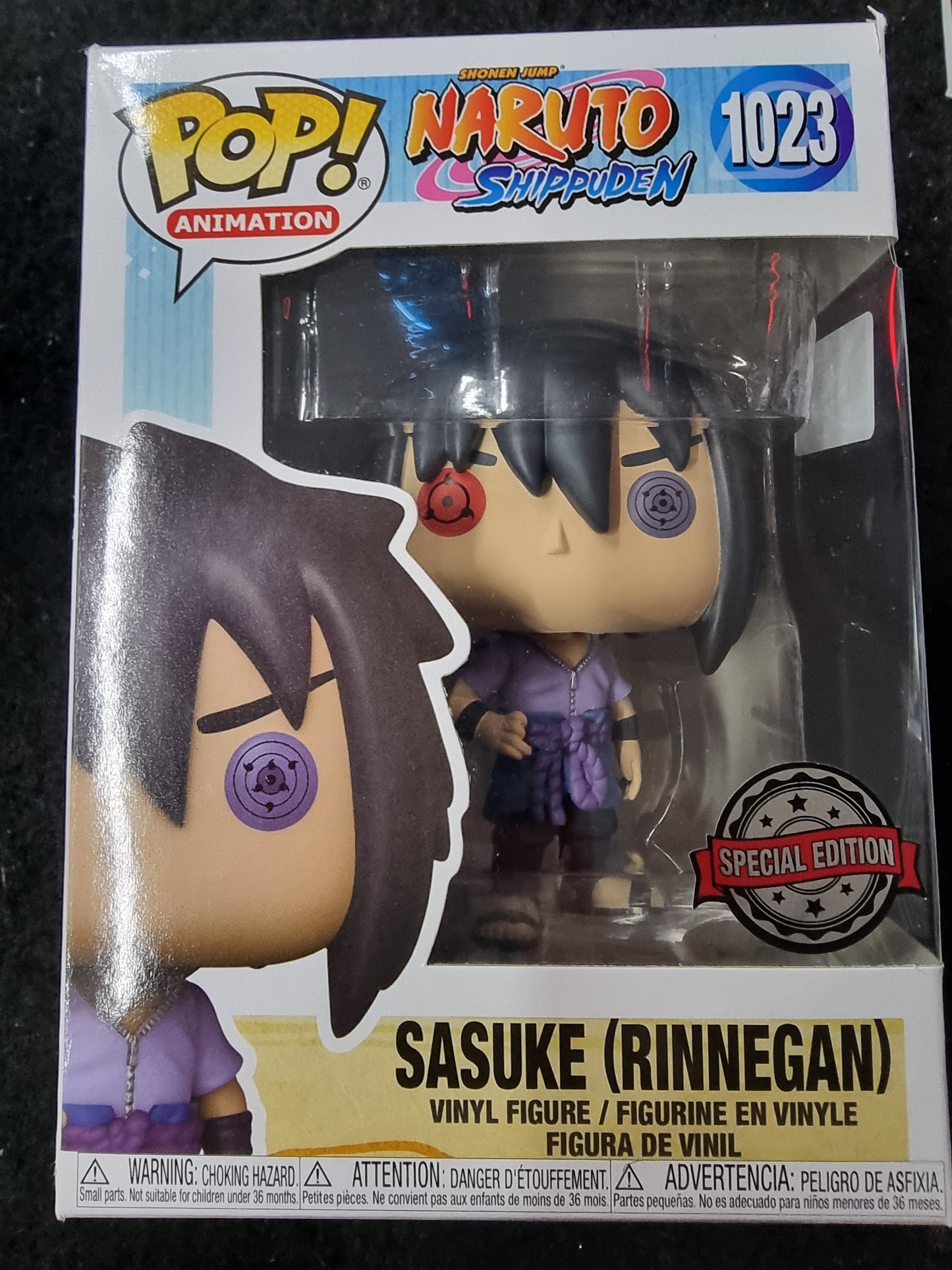 FUNKO POP NARUTO SHIPPUDEN SASUKE (RINNEGAN) #1023 SPECIAL EDITION