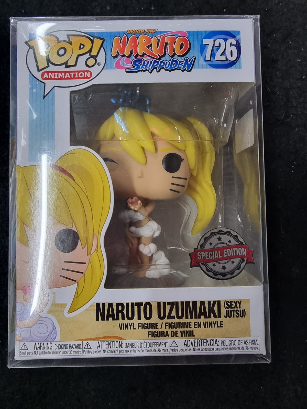 FUNKO POP NARUTO SHIPPUDEN NARUTO UZUMAKI (SEXY JUTSU) SPECIAL EDITION #726