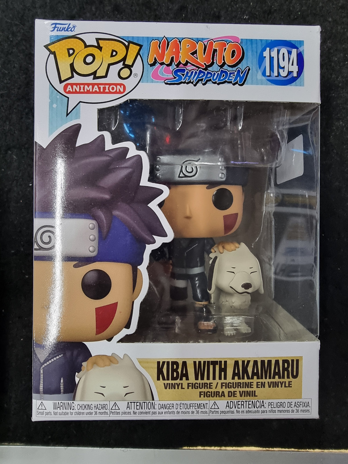 FUNKO POP NARUTO SHIPPUDEN KIBA WITH AKAMARU #1194