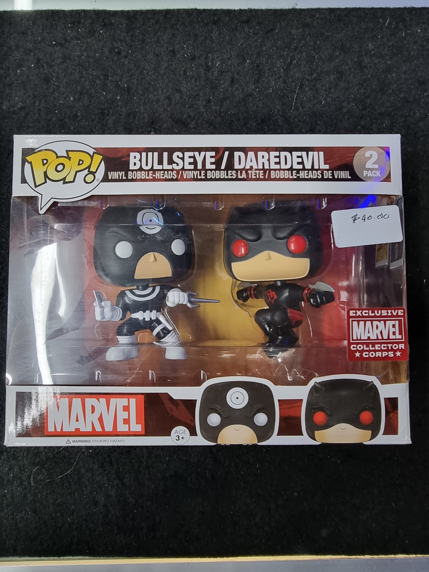 FUNKO POP MARVEL BULLSEYE/DAREDEVIL 2 PACK