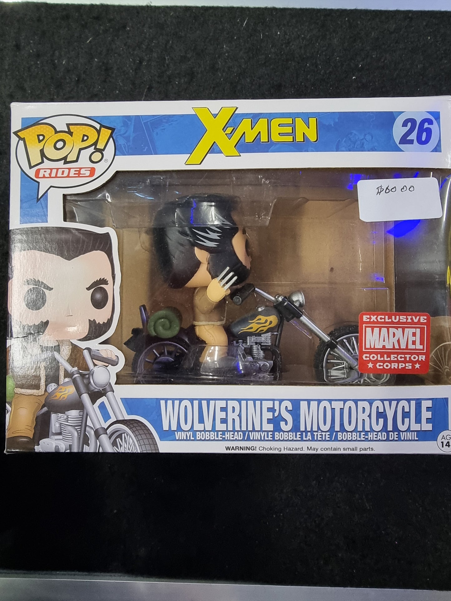FUNKO POP X-MEN WOLVERINE'S MOTORCYCLE #26 EXCLUSIVE MARVEL COLLECTOR