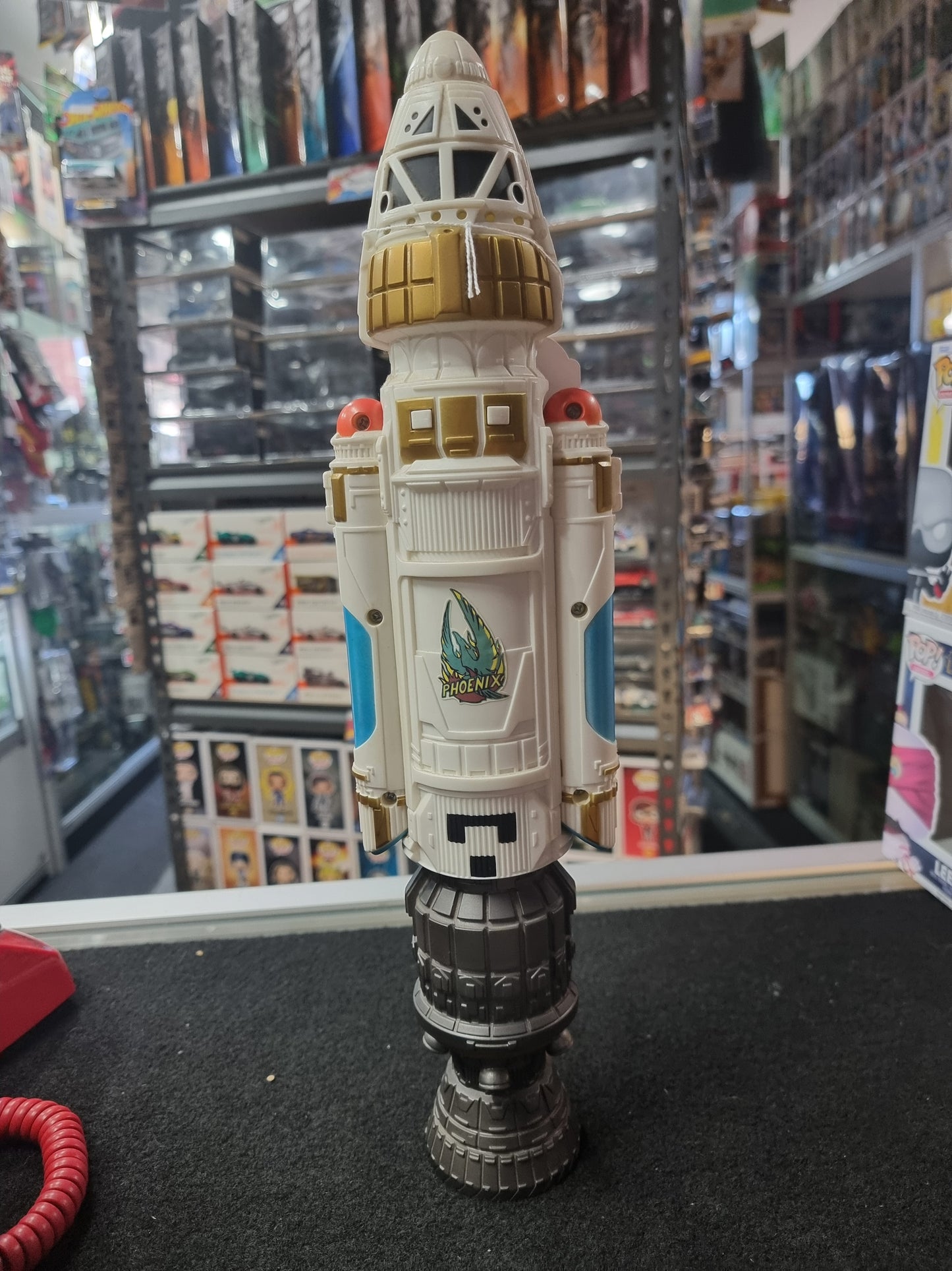 STAR TREK NEXT GENERATION 1996 FIRST CONTACT PHOENIX WARP DRIVE ELECTRONIC SHIP