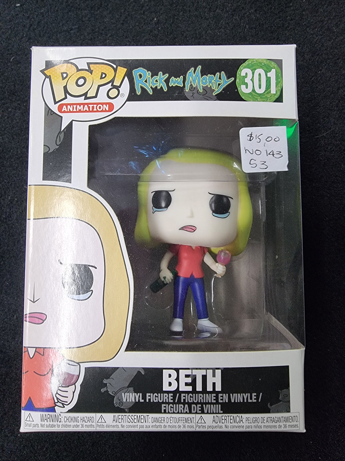 FUNKO POP RICK AND MORTY BETH #301