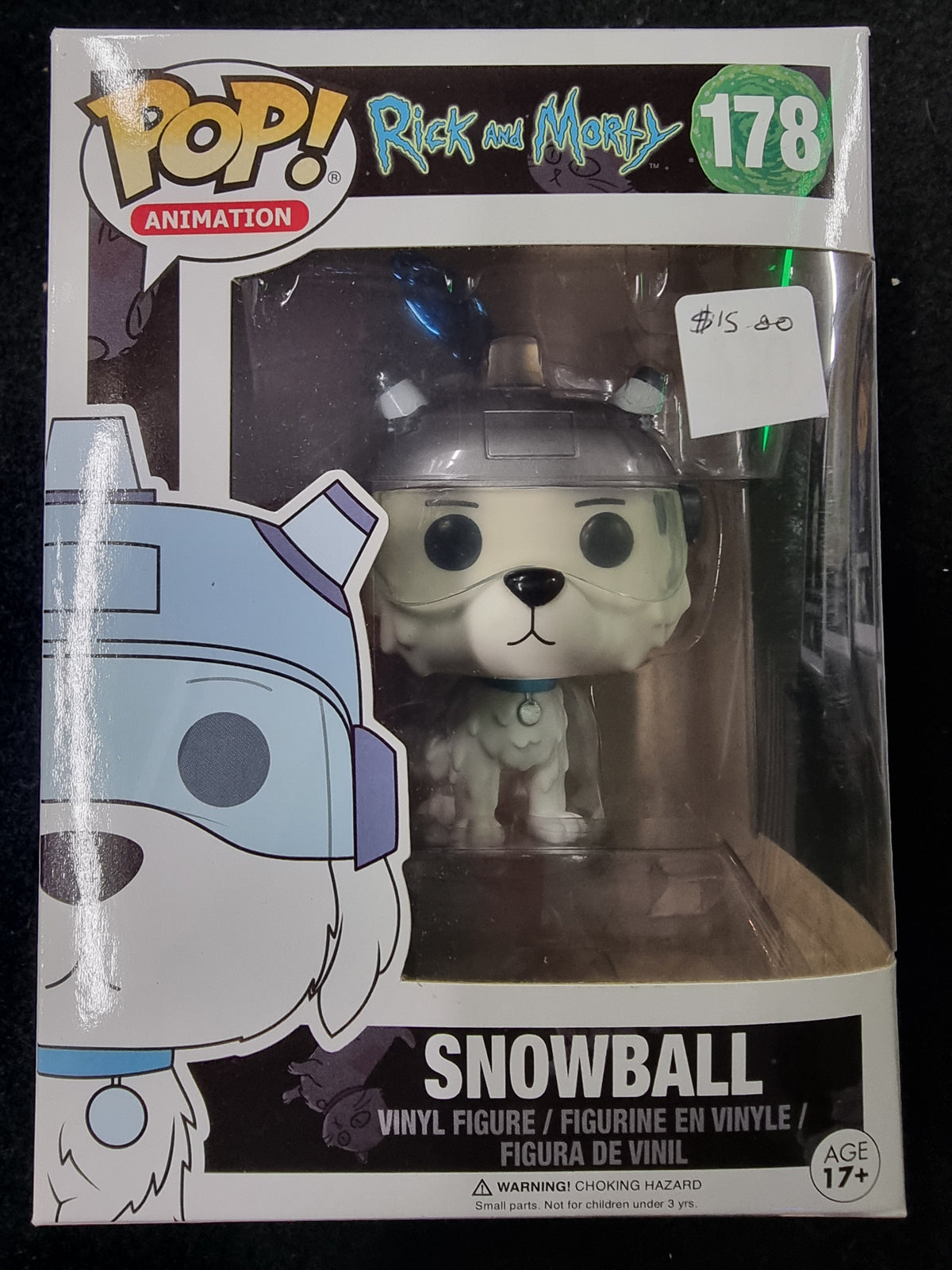 FUNKO POP RICK AND MORTY SNOWBALL #178