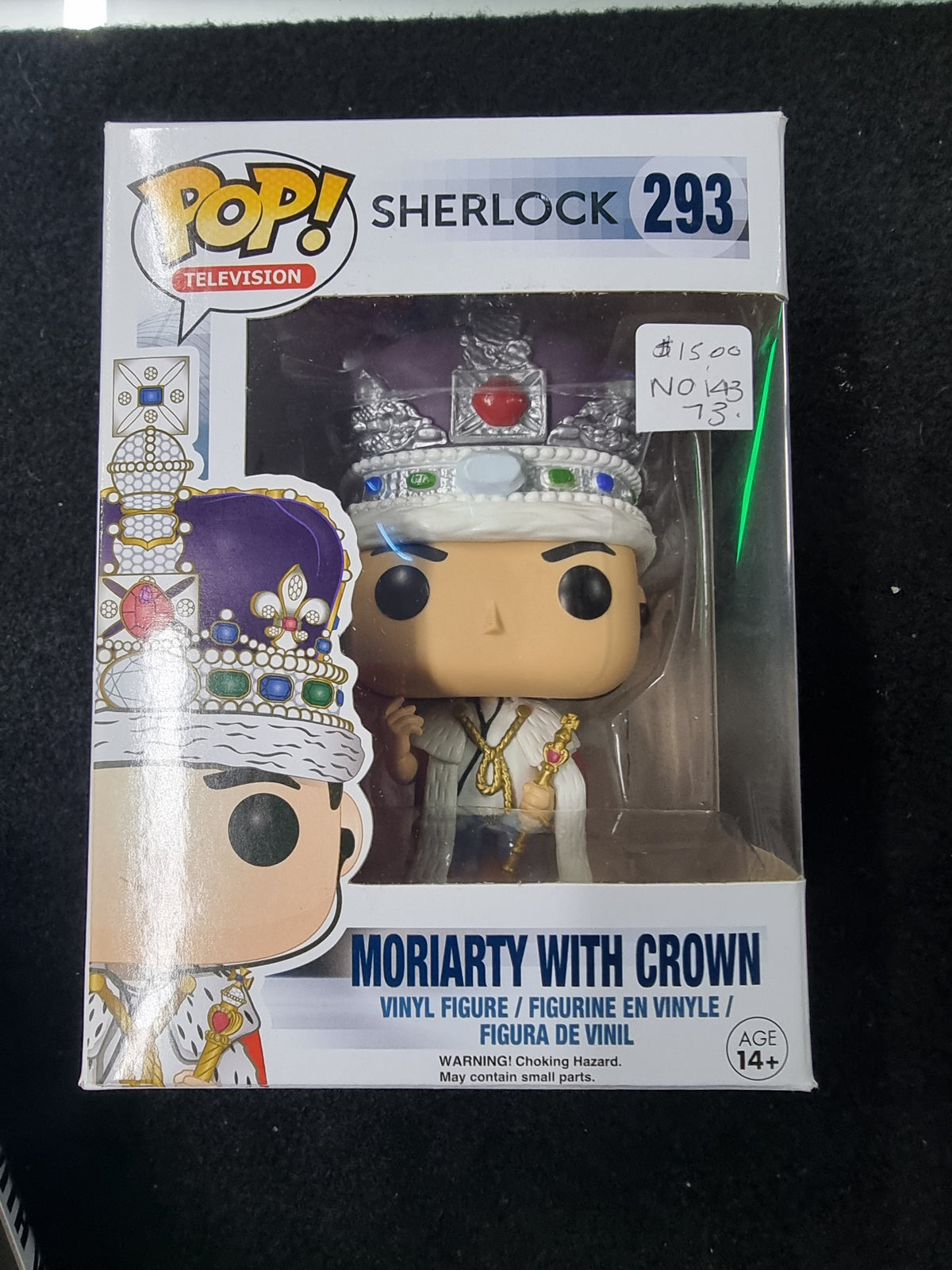 FUNKO POP SHERLOCK MORIARTY WITH CROWN #293