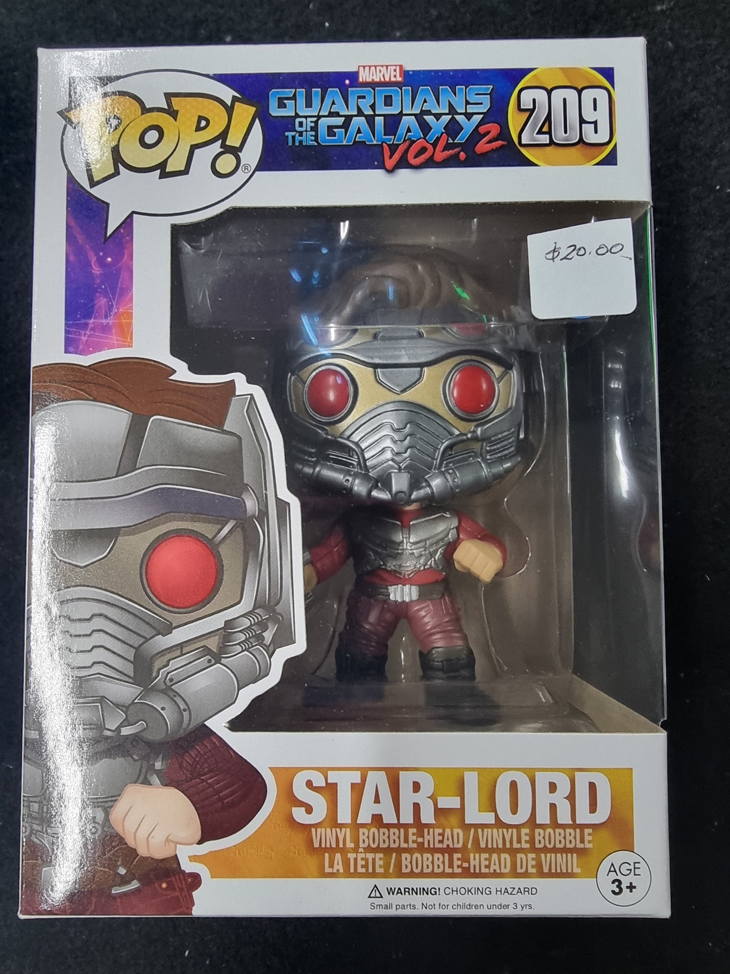 FUNKO POP MARVEL GUARDIANS OF THE GALAXY STAR-LORD #209