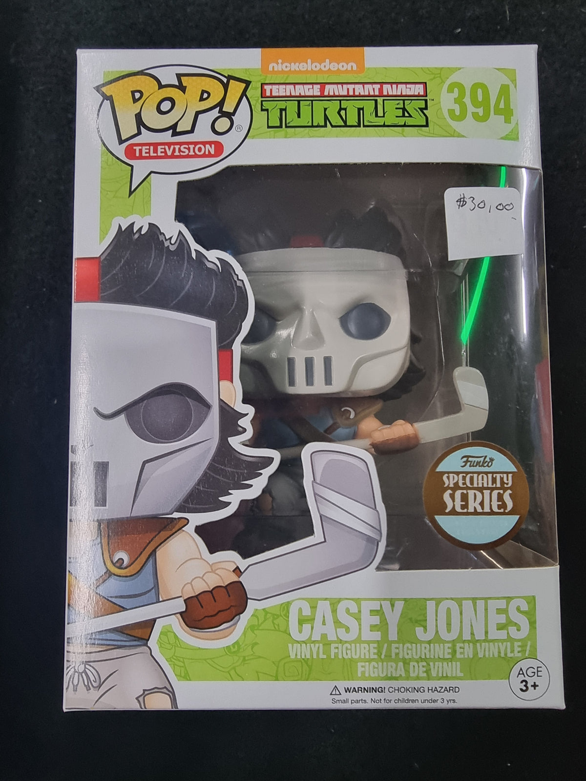 FUNKO POP TEENAGE MUTANT NINJA TURTLE CASEY JONES #394 SPECIALTY SERIES