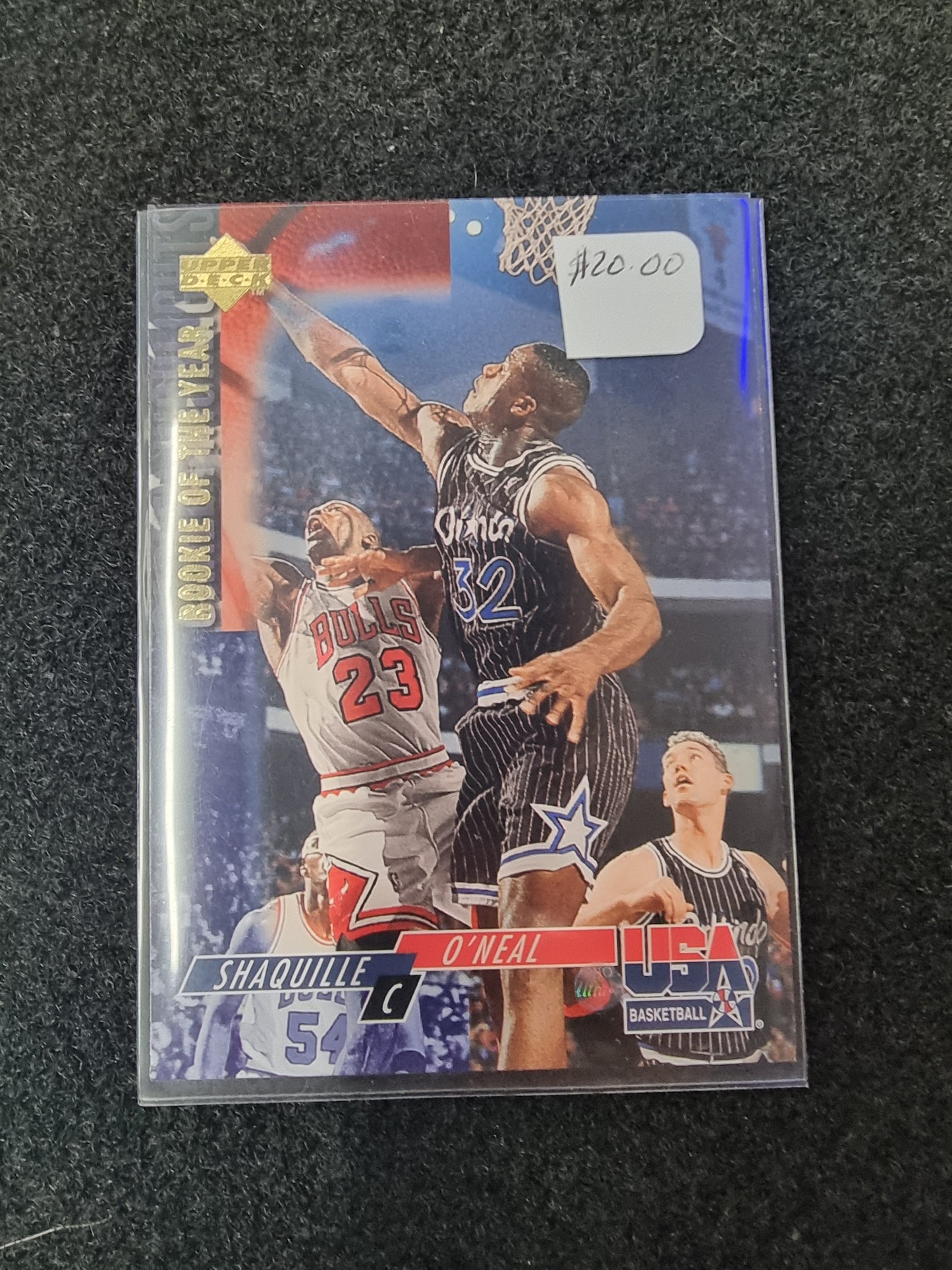 SHAQUILLE O'NEAL 194 UPPER DECK GOLD USA BASKETBALL CARD #50