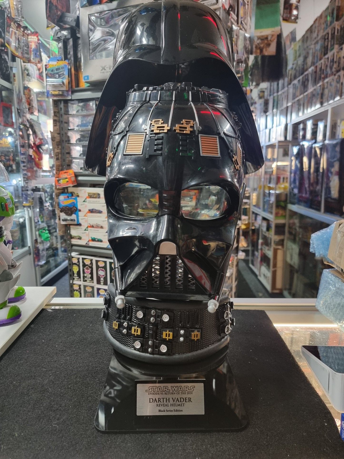 STAR WARS Episode VI Return Of The Jedi DARTH VADER Reveal Helmet Black Seriees Edition