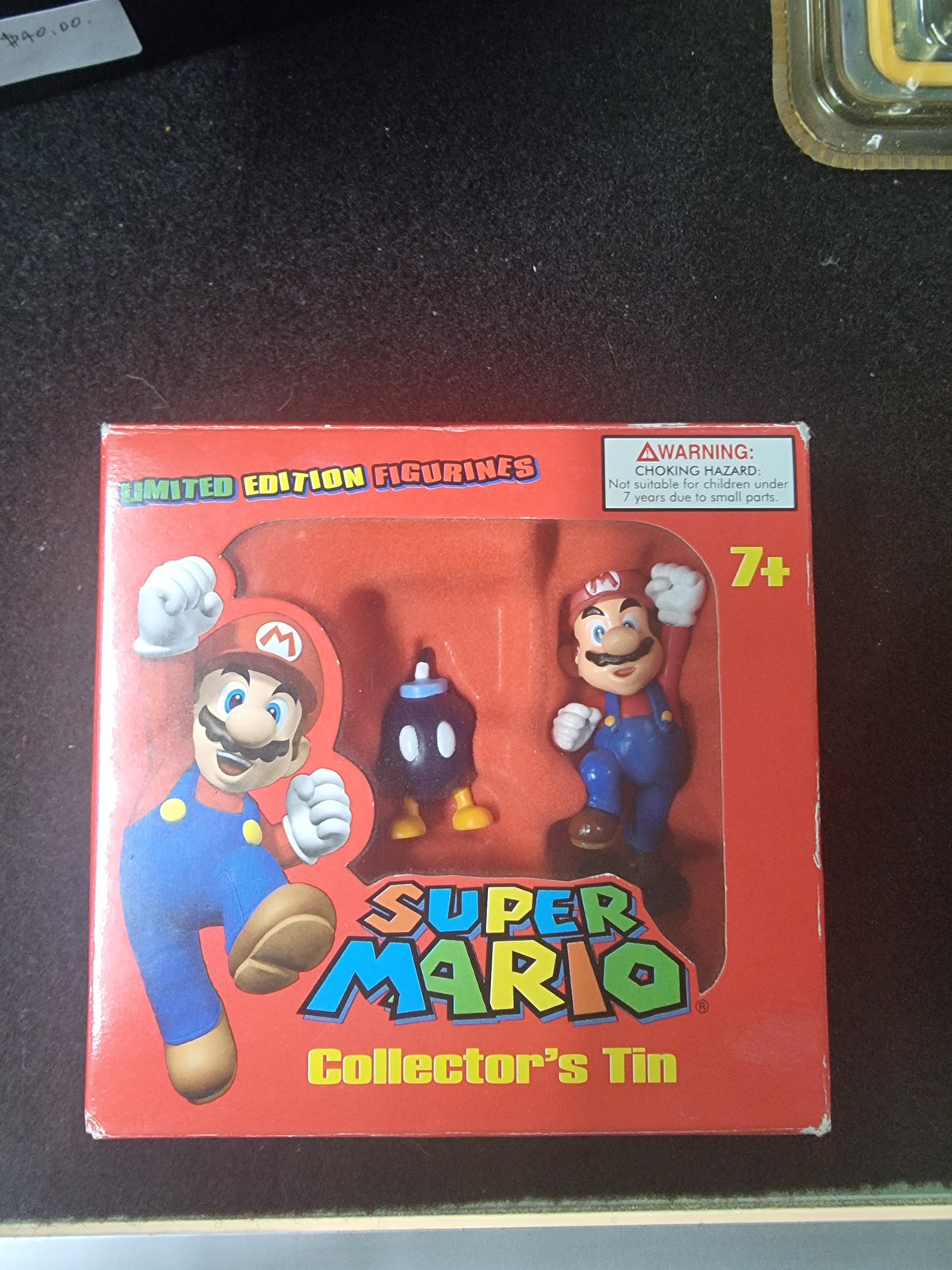 SUPER MARIO LIMITED EDITION FIGURINES COLLECTOR'S TIN BOB-OMB