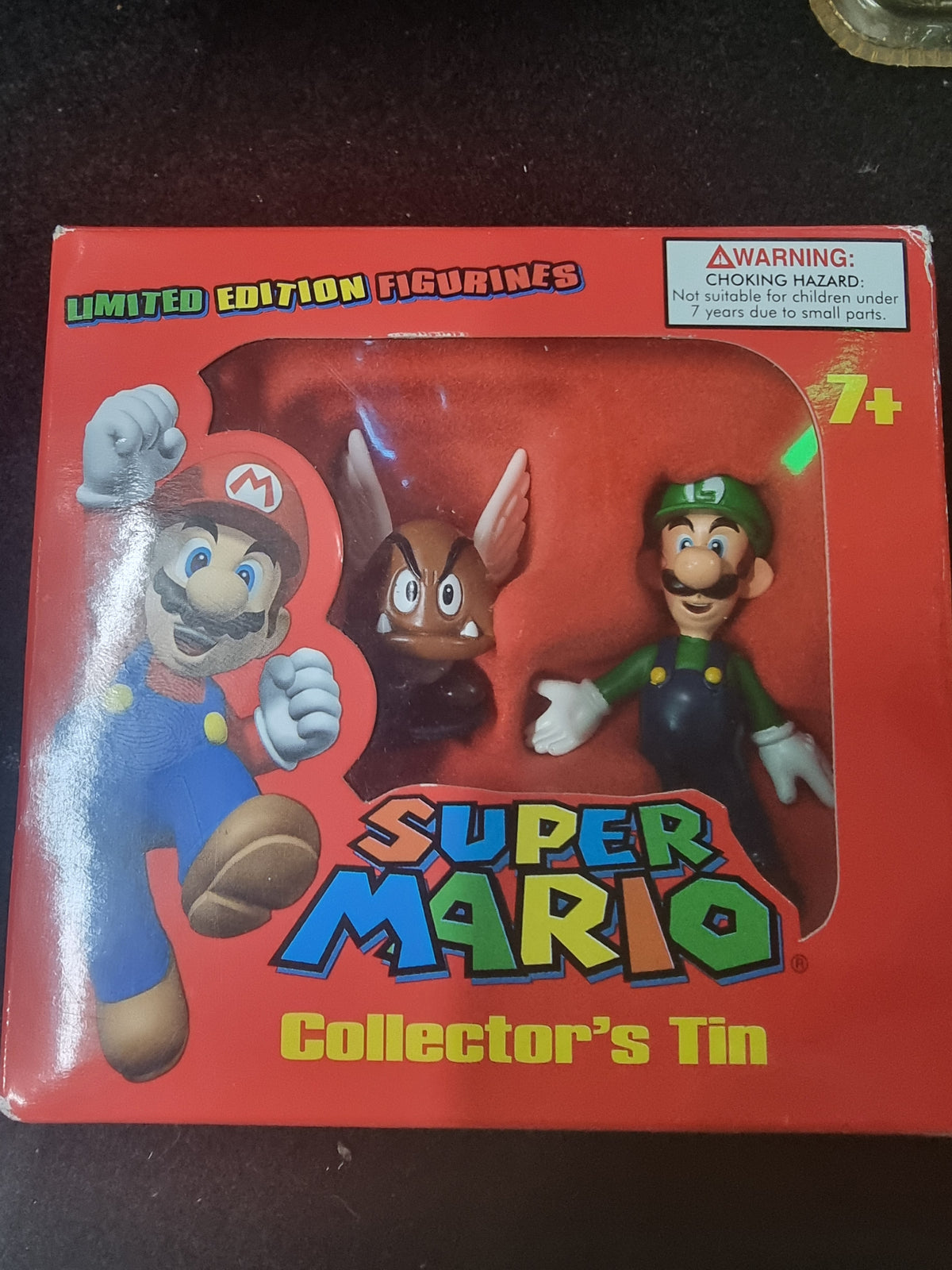 SUPER MARIO LIMITED EDITION FIGURINES COLLECTOR'S TIN PARAGOOMBA