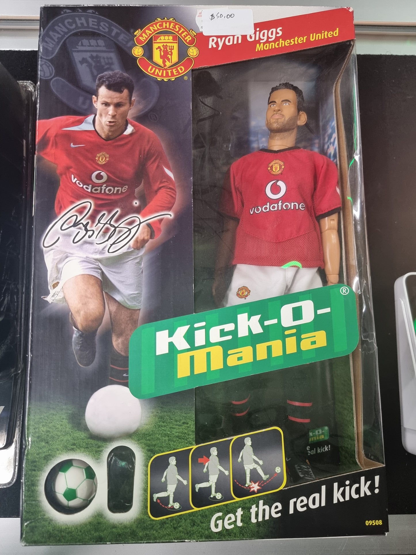 KICK-O-MANIA RYAN GIGGS MANCHESTER UNITED 12' FIGURE