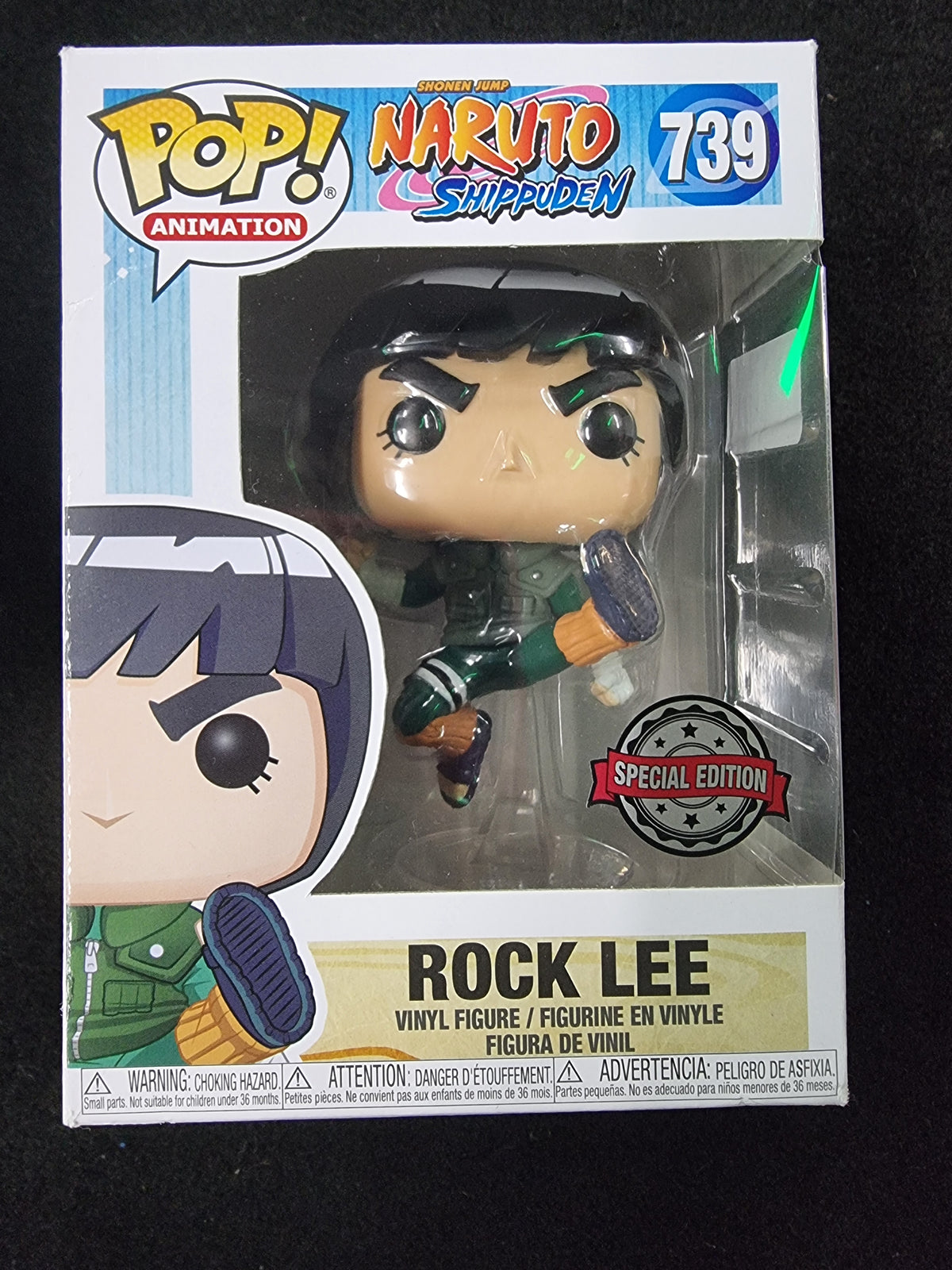 FUNKO POP NARUTO SHIPPUDEN ROCK LEE SPECIAL EDITION #739