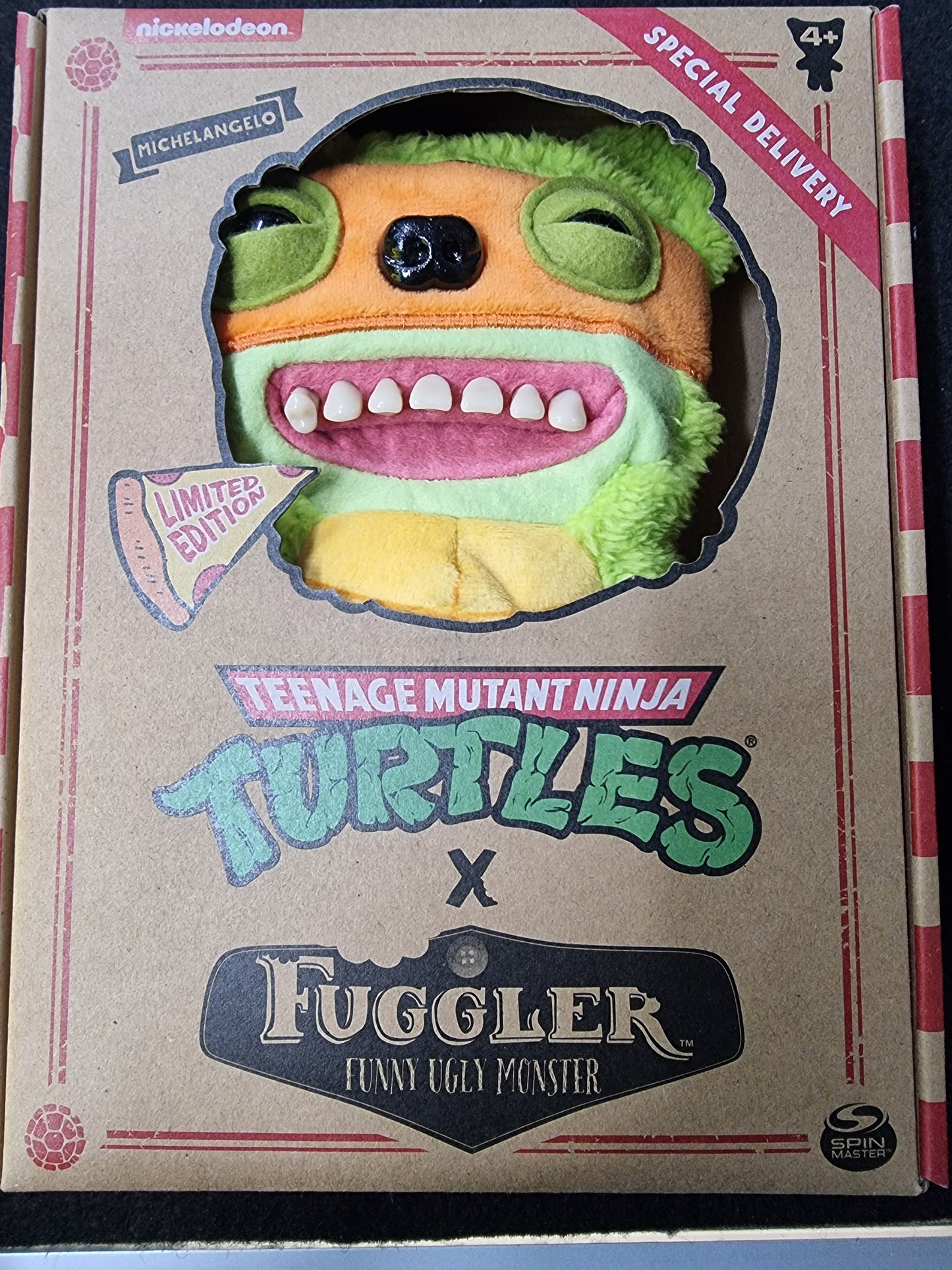 TEENAGE MUTANT NINJA TURTLES FUGGLER FUNNY UGLY MONSTER MICHELANGELO