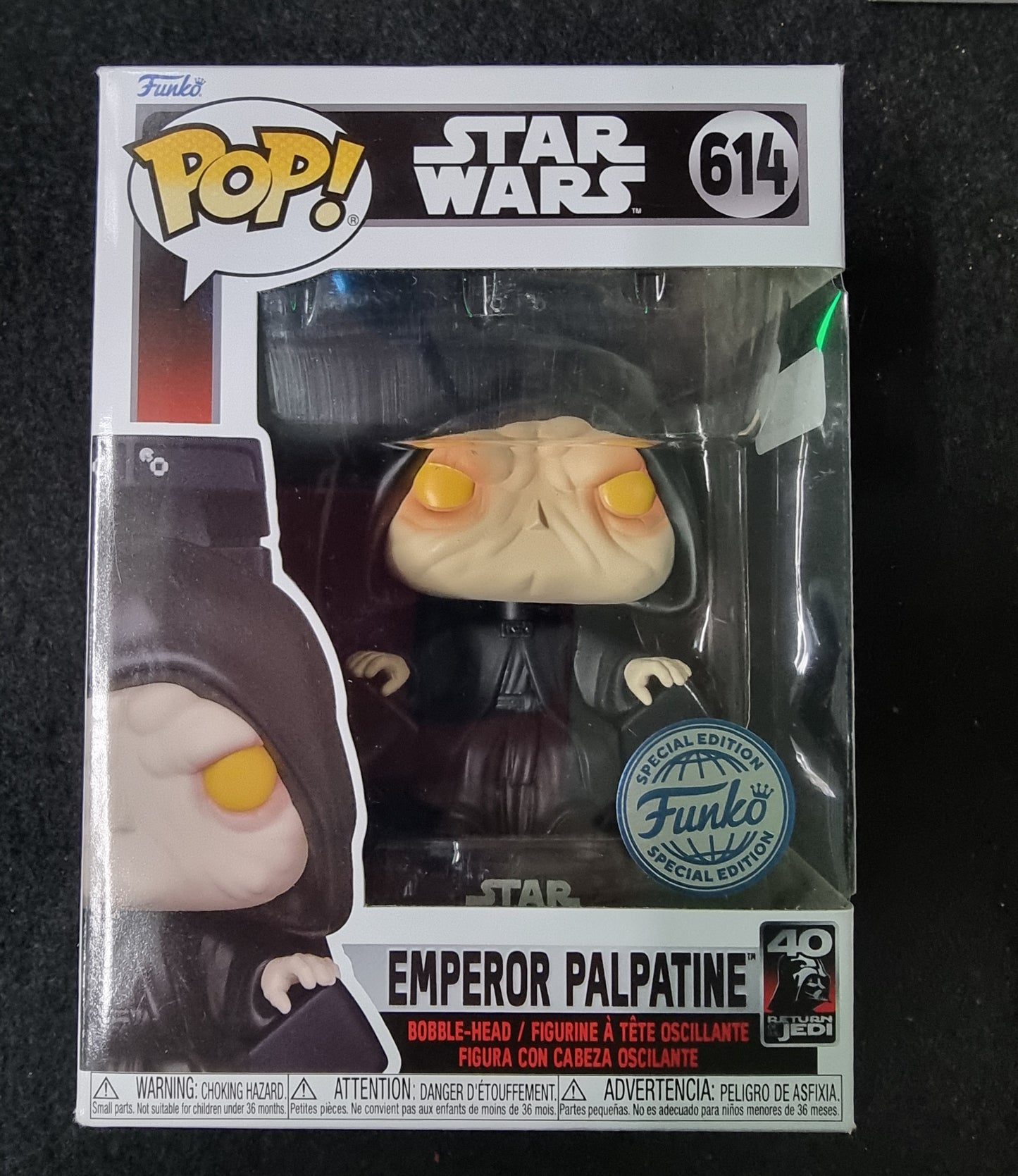 FUNKO POP STAR WARS EMPEROR PALLPATINE SPECIAL EDITION #614