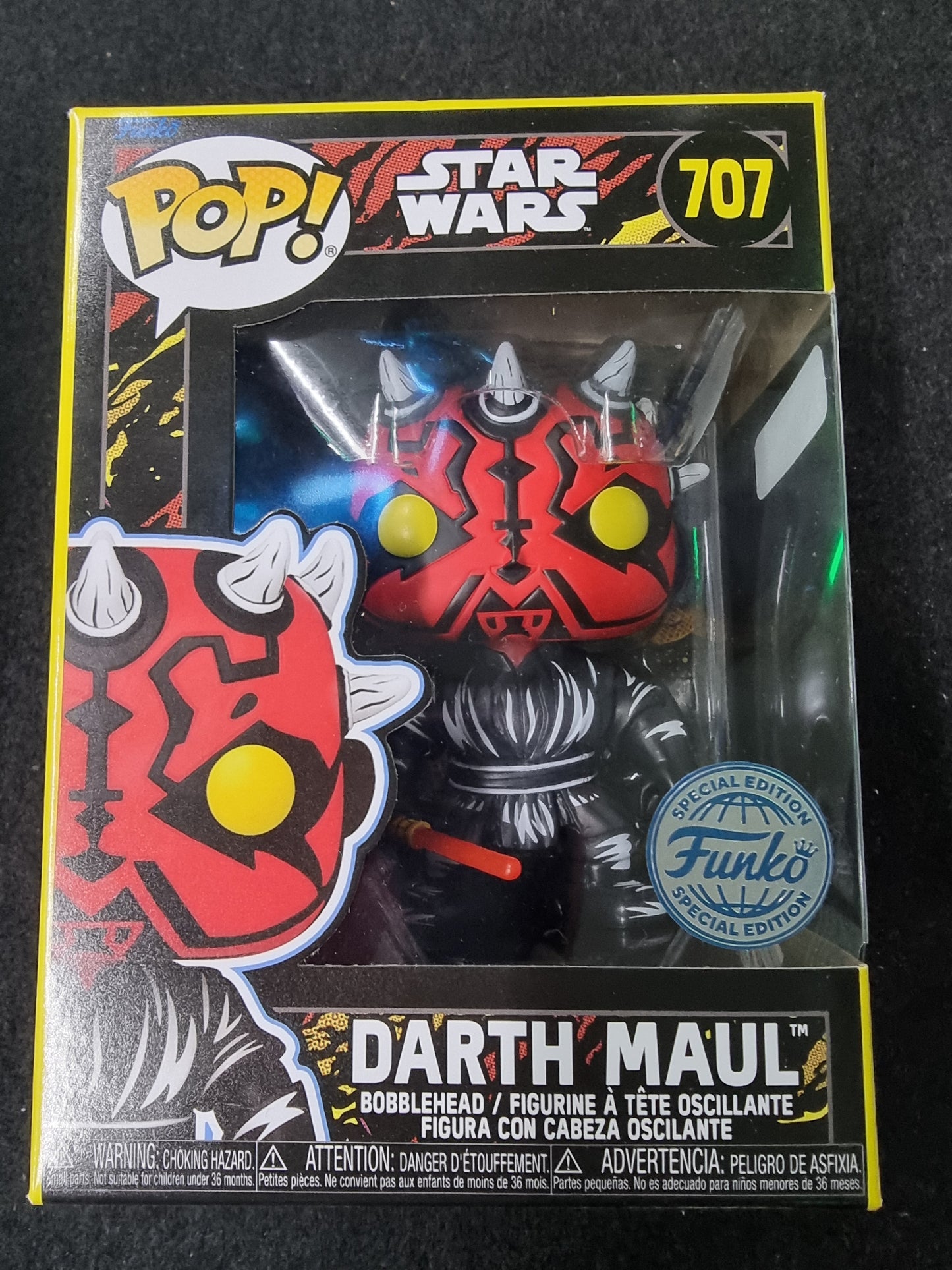 FUNKO POP STAR WARS DARTH MAUL SPECIAL EDITION #707