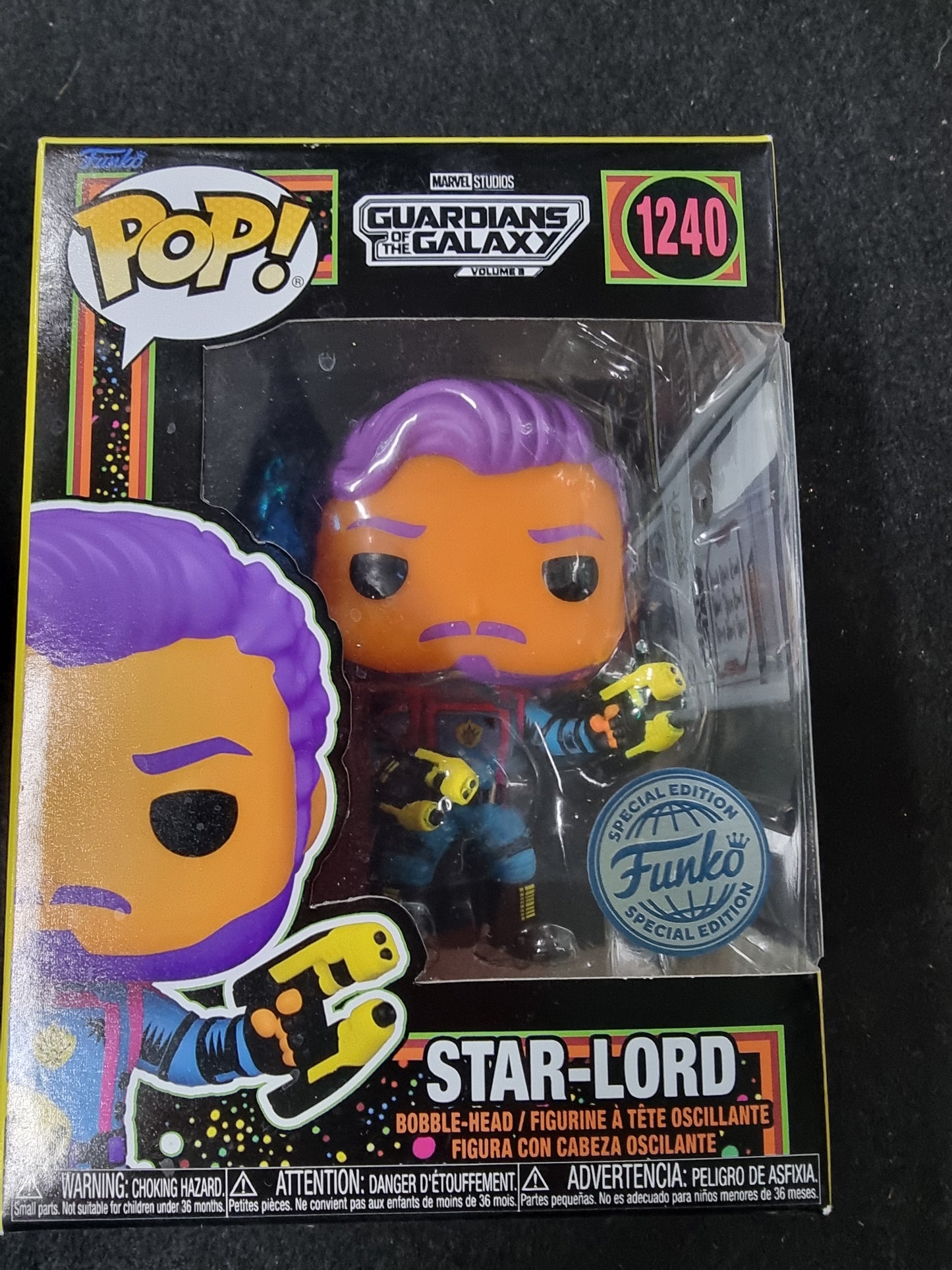 FUNKO POP GUARDIAN OF THE GALAXY STAR - LORD #1240 SPECIAL EDITION
