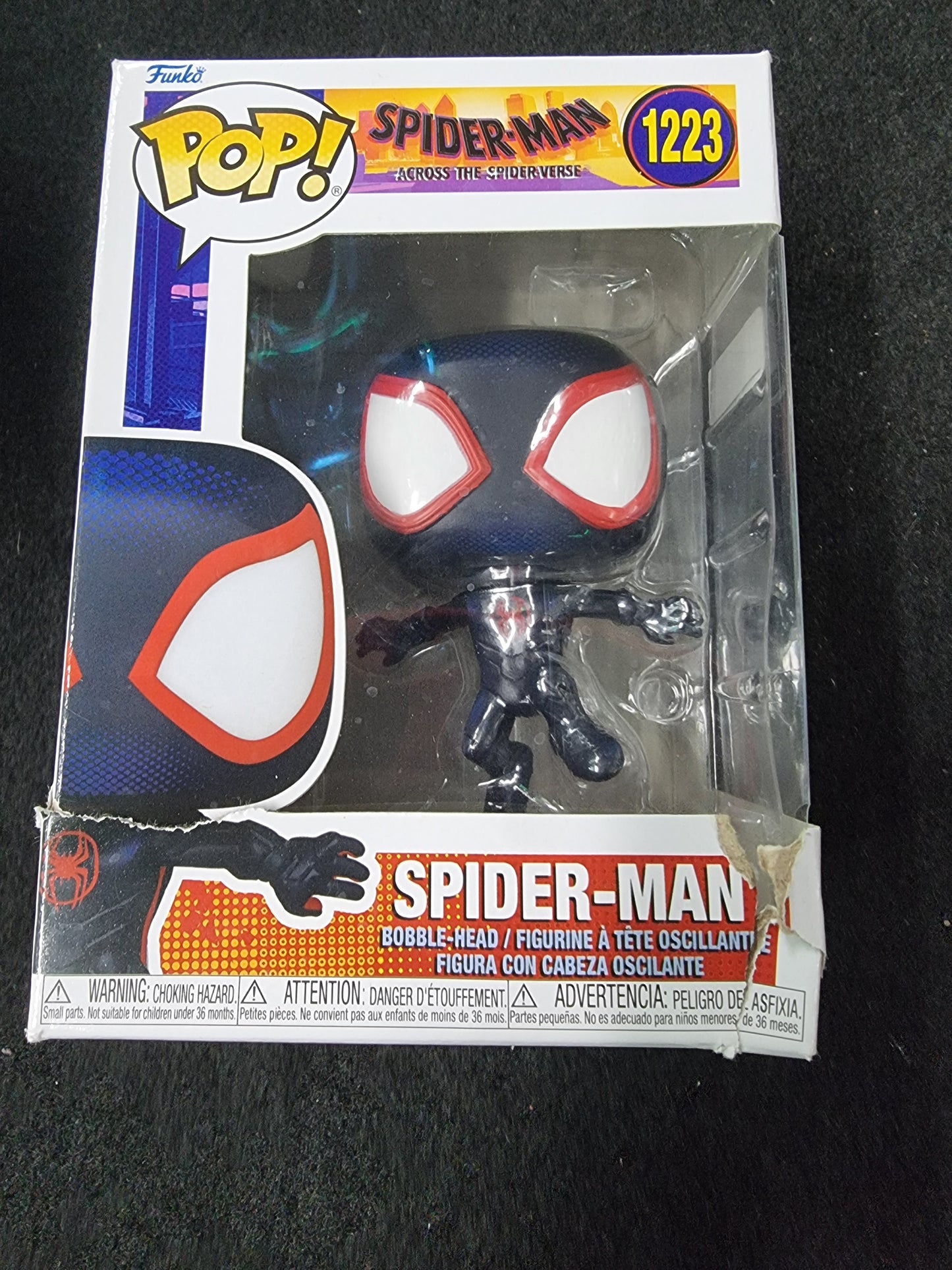 FUNKO POP SPIDER-MAN ACROSS THE UNIVERSE SPIDER-MAN #1223 (BOXED DAMAGED)