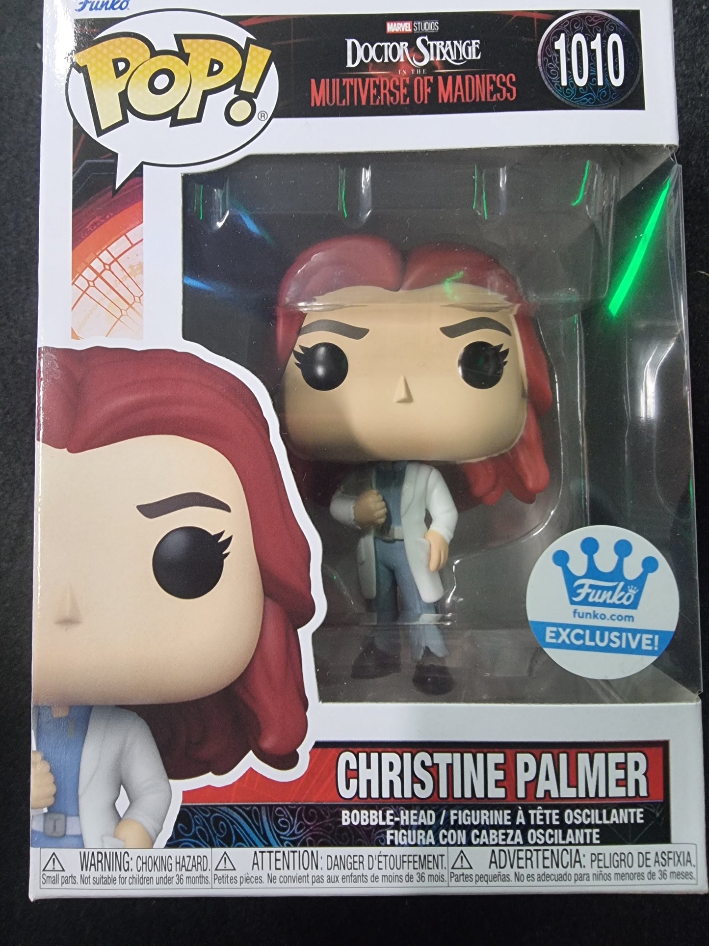 FUNKO POP DOCTOR STRANGE MULTIVERSE OF MADNESS CHRISTINE PALMER #1010 EXCLUSIVE