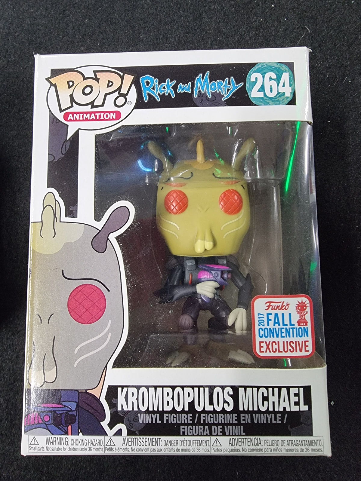 FUNKO POP RICK AND MORTY KROMBOPULOS MICHAEL 2017 FALL CONVENTION #264