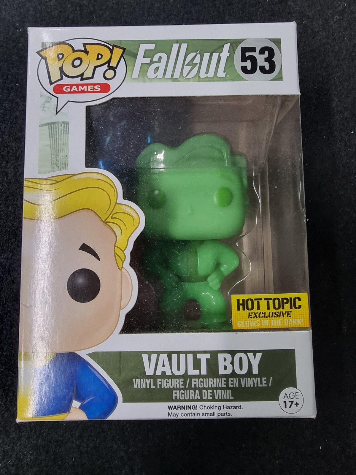FUNKO POP FALLOUT VAULT BOY HOT TOPIC EXCLUSIVE #53