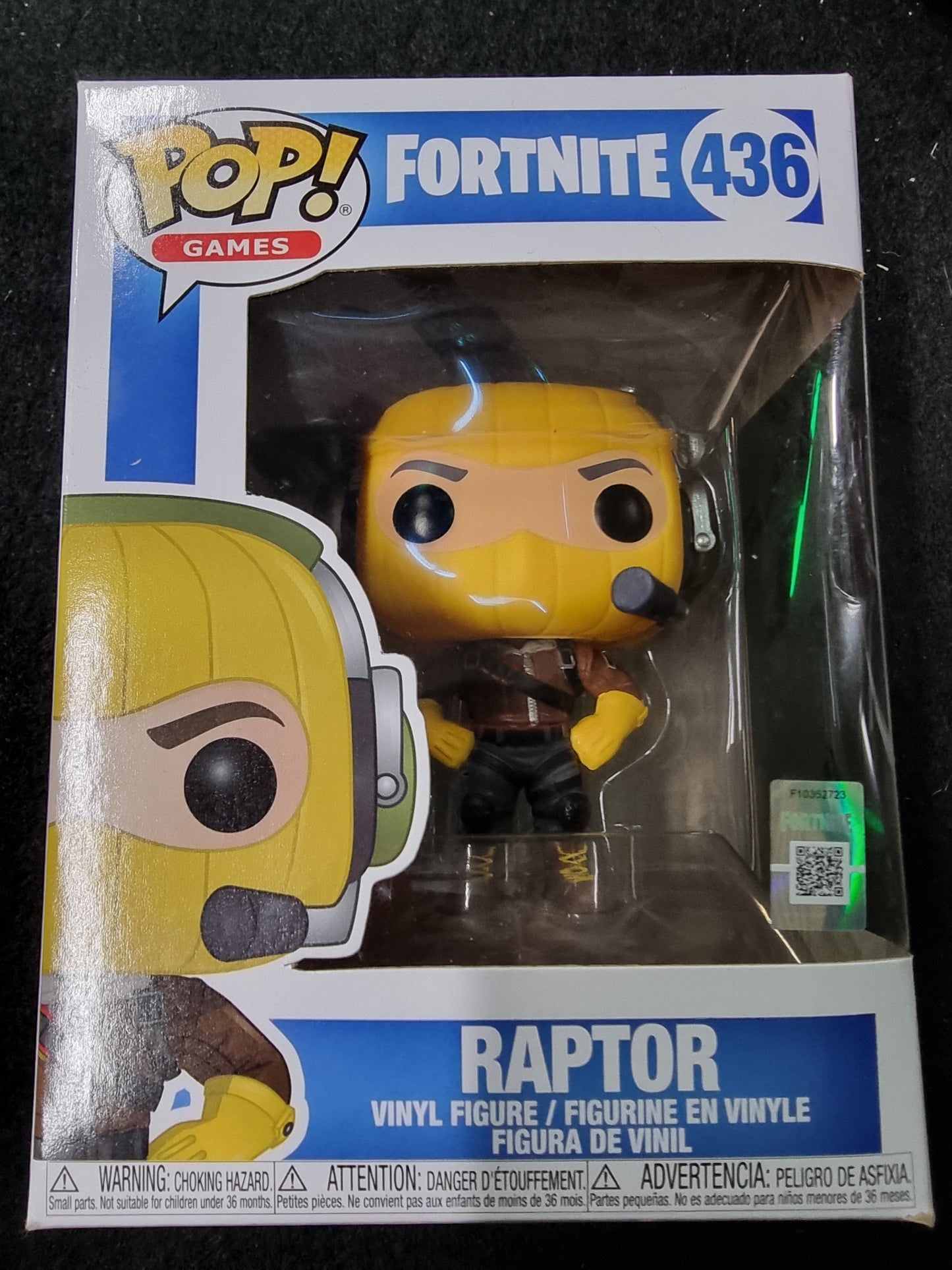 FUNKO POP FORTNITE RAPTOR #436