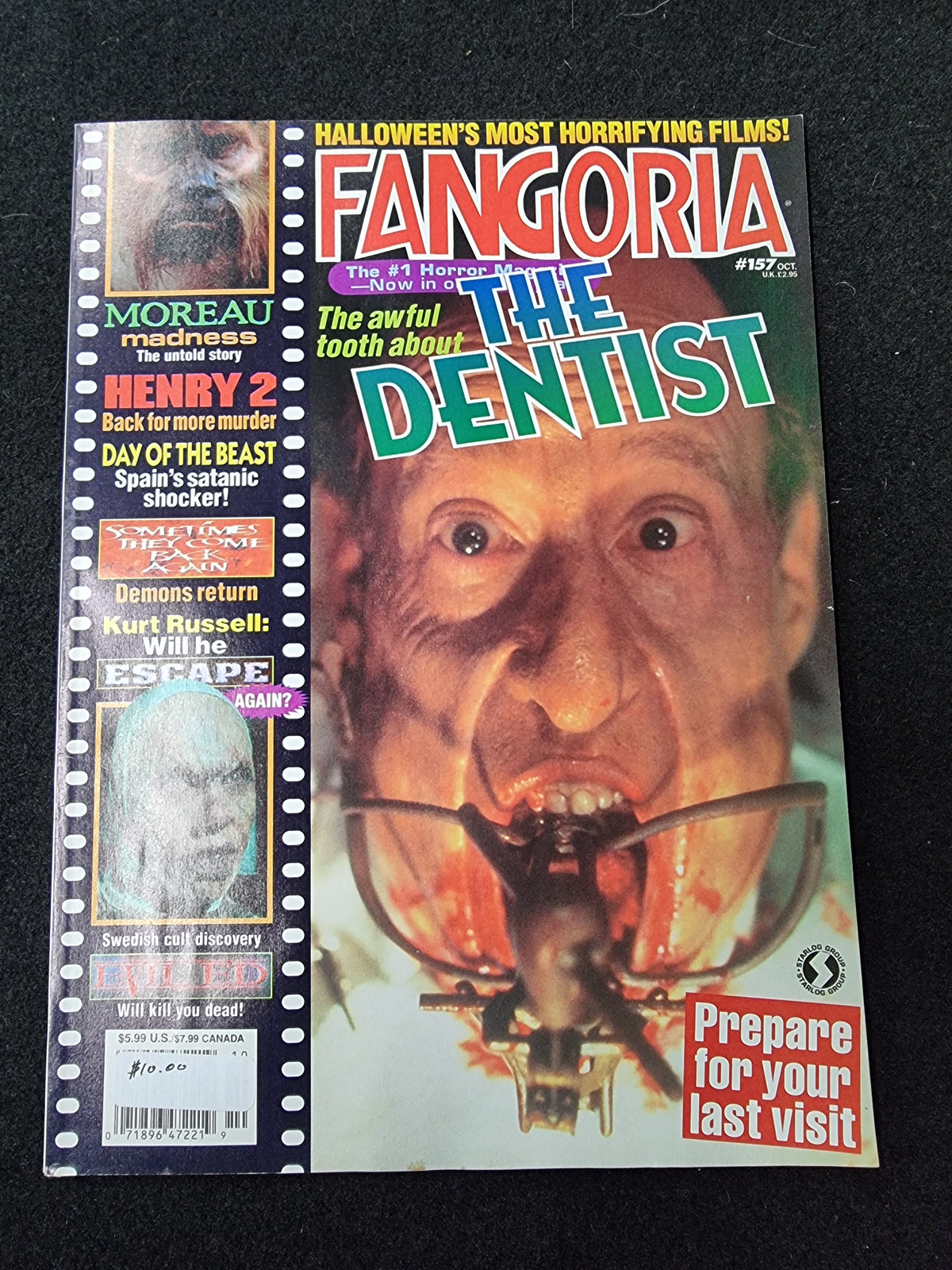 FANGORIA THE DENTIST ISSUE #157