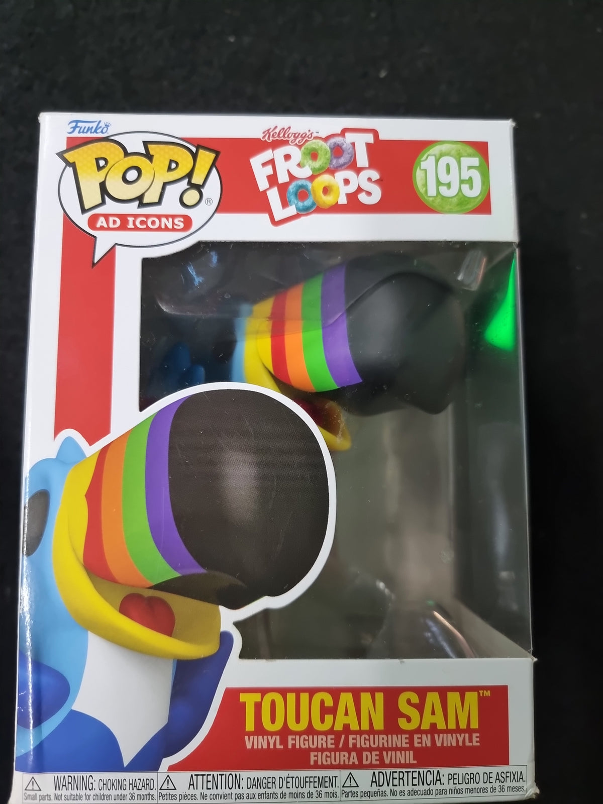 FUNKO POP KELLOGGS FROOT LOOPS TOUCAN SAM #195