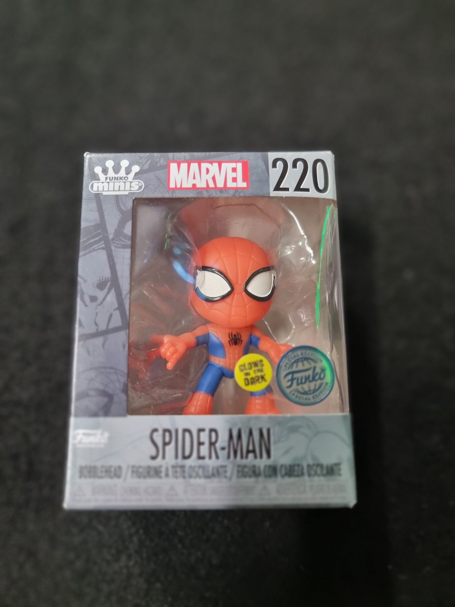 FUNKO MINIS MARVEL SPIDER-MAN #220 Captain Comics and Collectables Pty Ltd