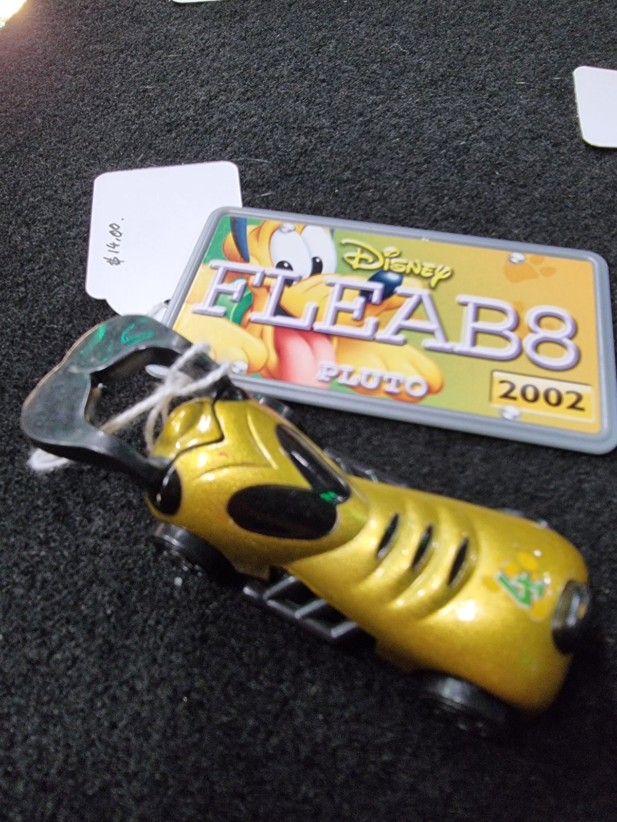 Disney Racers Pluto 1:64 Scale Die-cast Metal Body Race Car