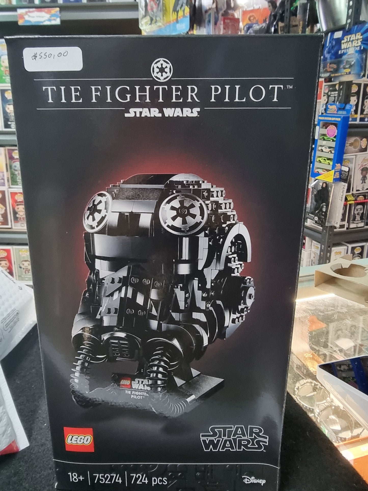 LEGO STAR WARS TIE FIGHTER PILOT HELMET