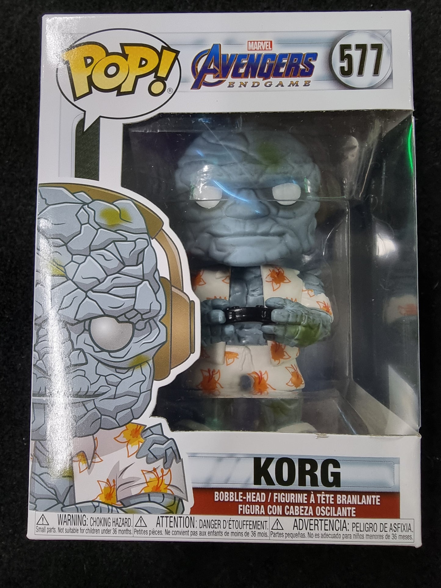 Funko Pop! Marvel: Avengers Endgame - Gamer Korg, Vinyl Figure #577