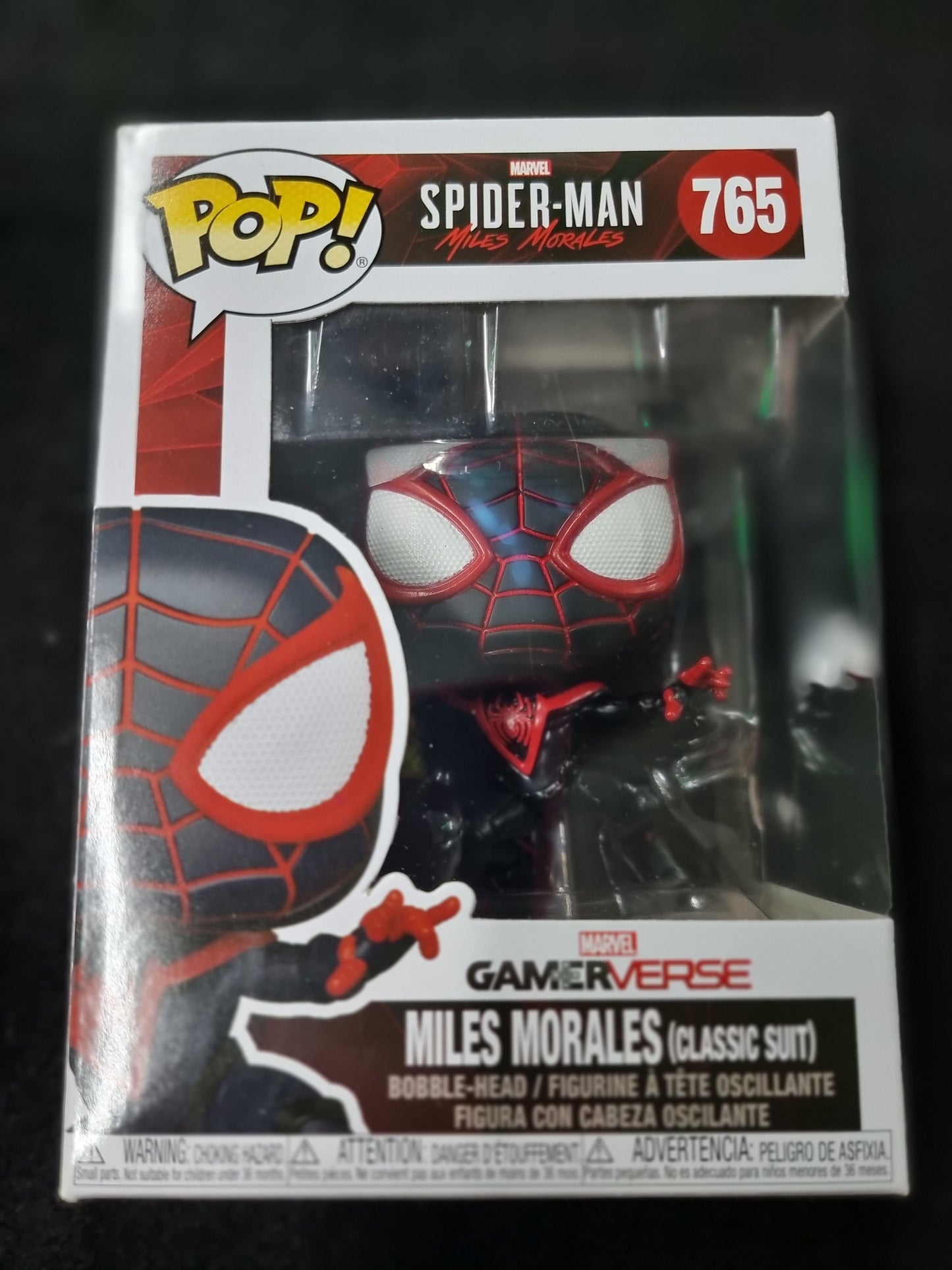 FUNKO POP MARVEL SPIDER-MAN MILES MORALES (CLASSIC SUIT) #765