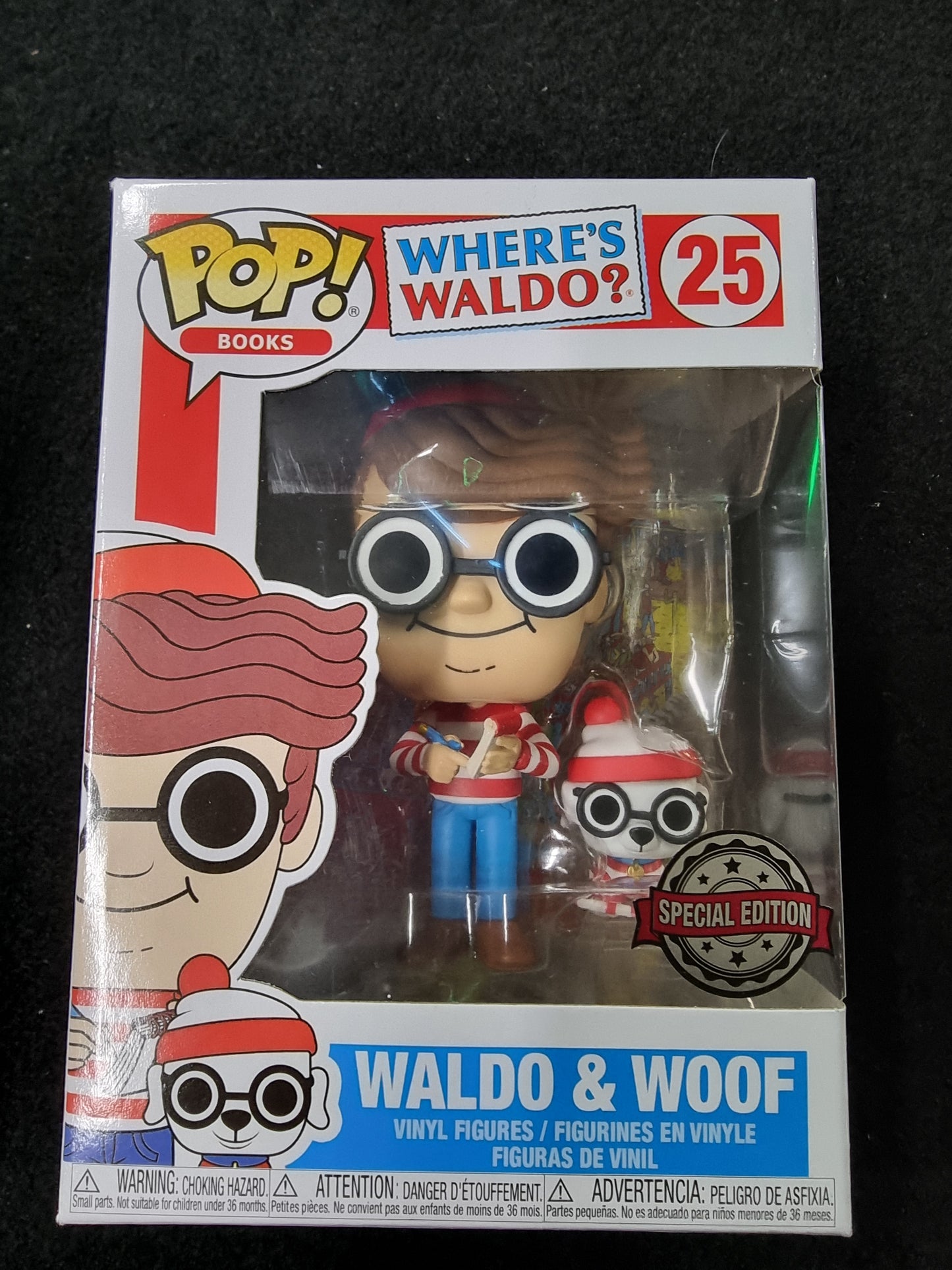 FUNKO POP WHERE'S WALDO? WALDO & WOOF SPECIAL EDITION #25