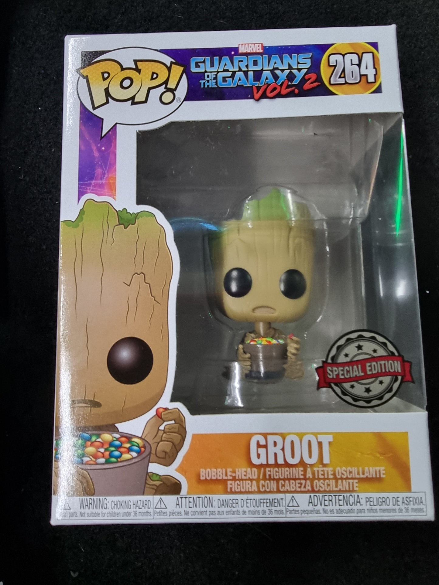FUNKO POP MARVEL GUARDIANS OF THE GALAXY VOL.2 GROOT SPECIAL EDITION #264