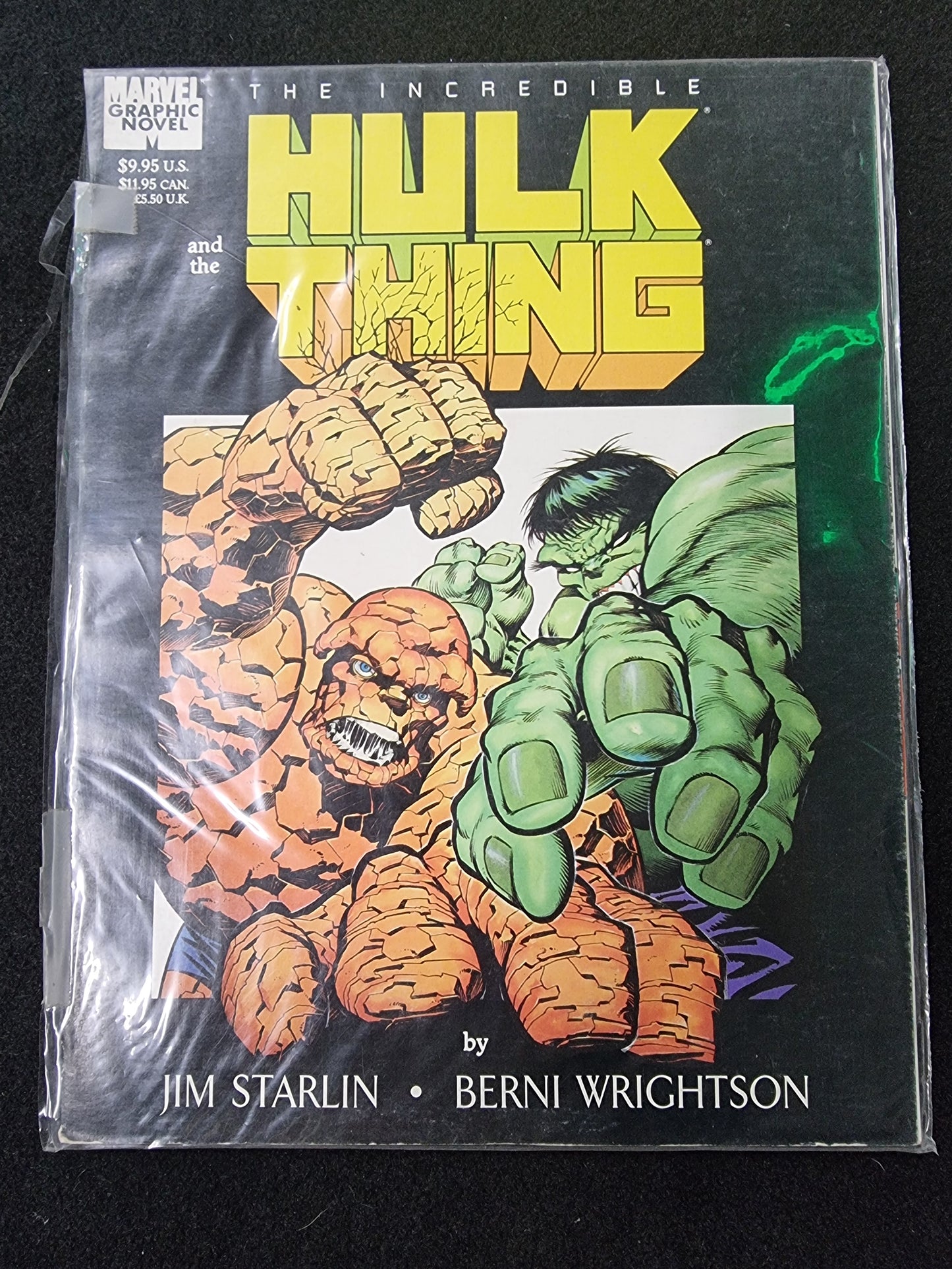 Marvel Graphic Novel 29 2nd print Hulk & Thing Wrightson Starlin 1990