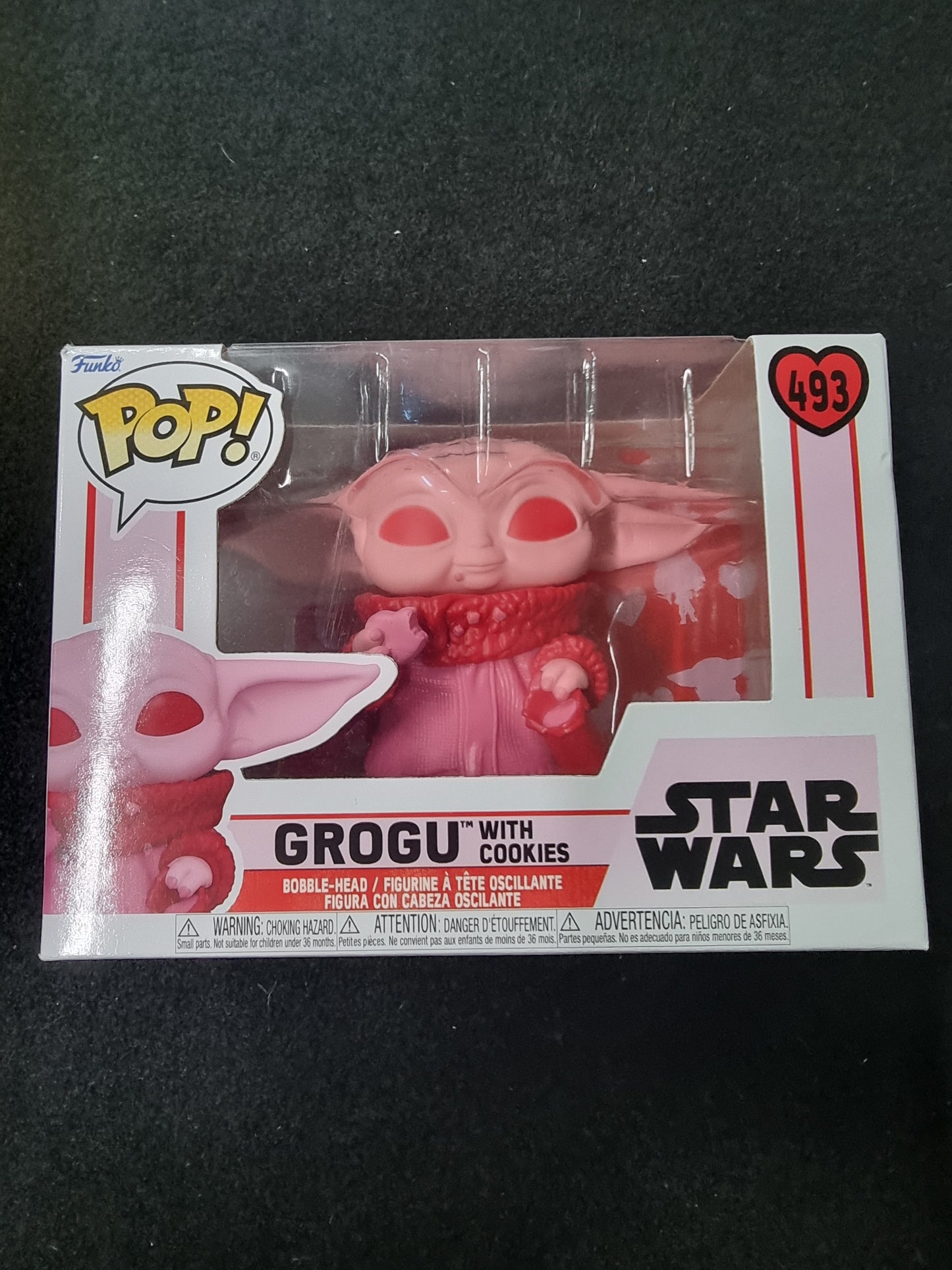 Funko POP! Star Wars Valentine's Day Figure - GROGU with Cookies #493 -