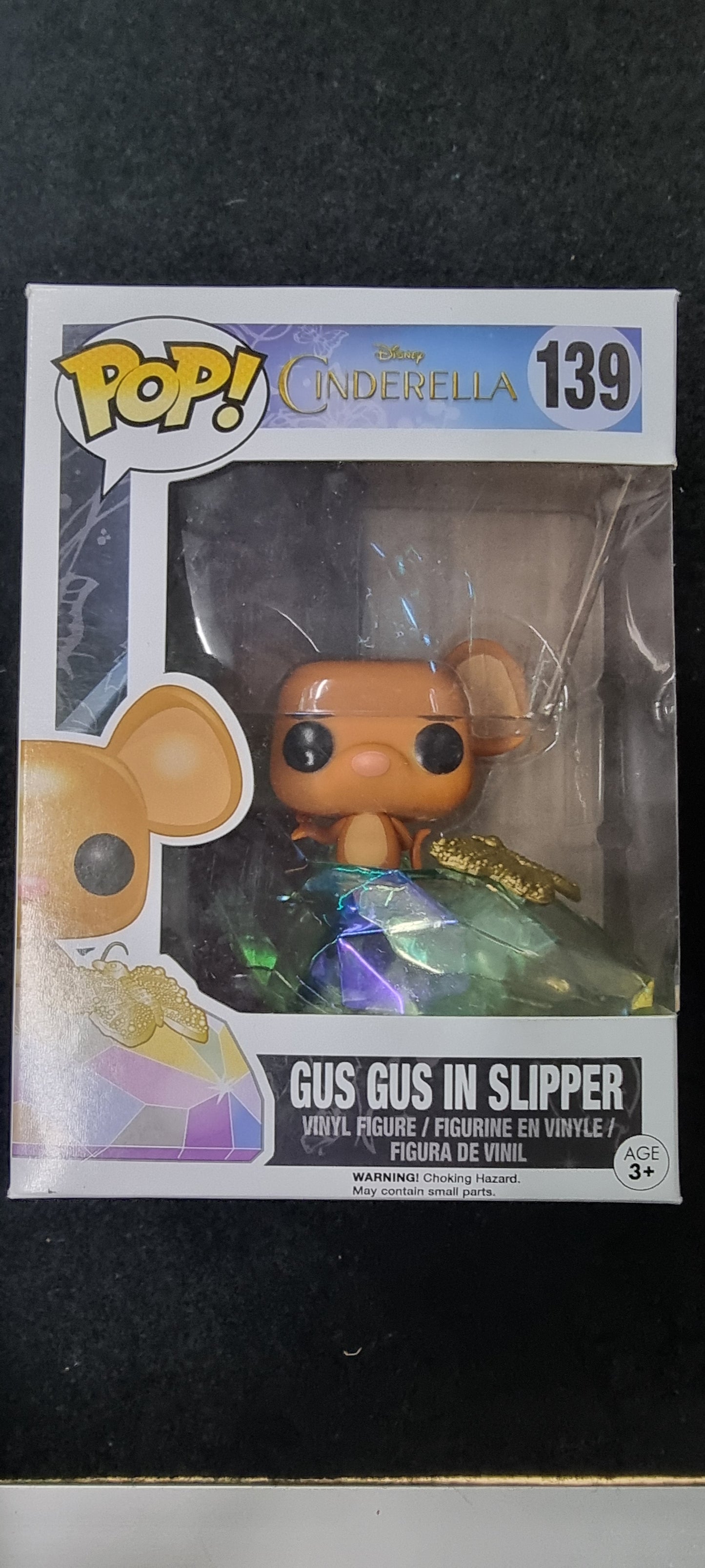 FUNKO POP DISNEY CINDERELLA GUS GUS IN SLIPPER #139