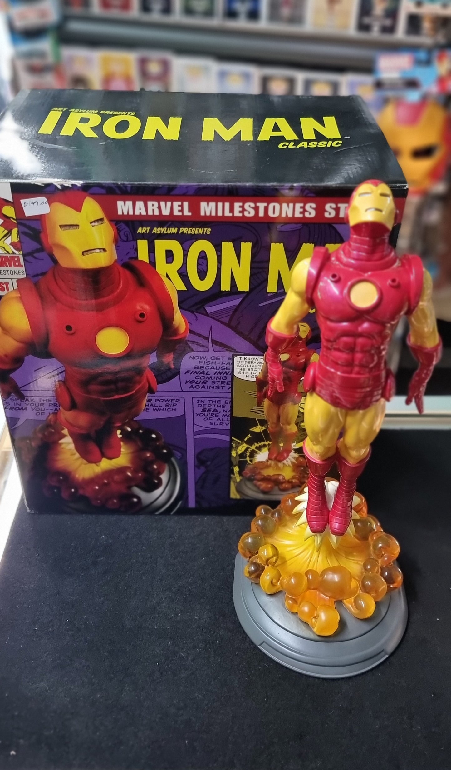 MARVEL MILESTONES IRON MAN STATUE CLASSIC 498/2500