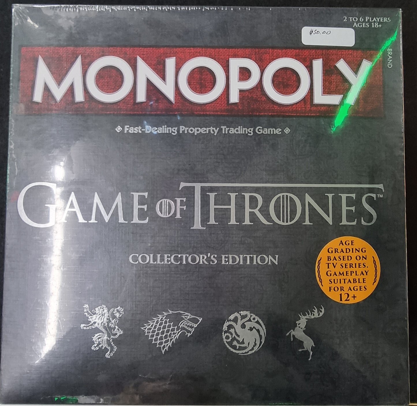 MONOPOLY GAME OF THRONES COLLECTORS EDITION