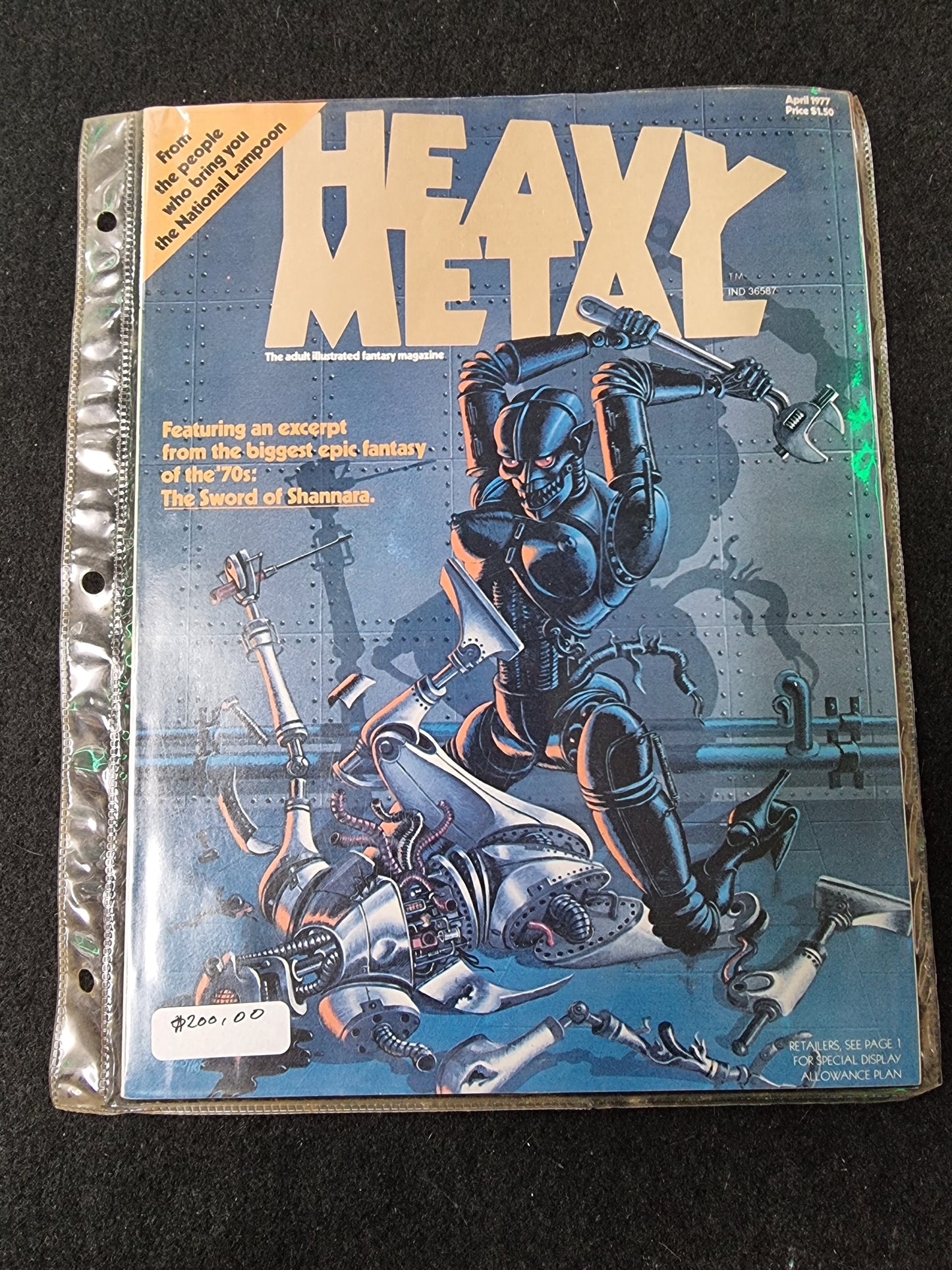 Heavy Metal Magazine April 1977 First Issue!!!!!!