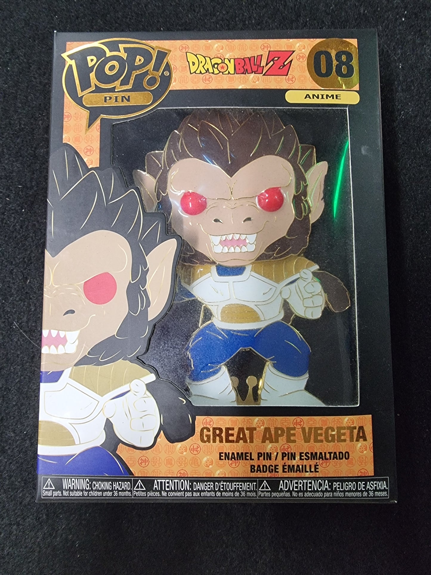 POP PIN DRAGON BALL Z GREAT APE VEGETA #08