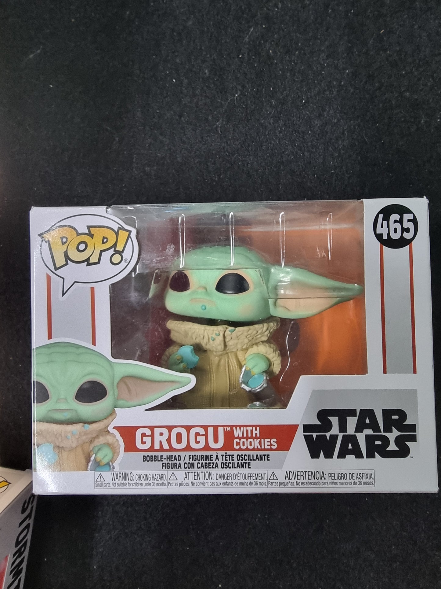FUNKO POP STAR WARS GROGU WITH COOKIES #465