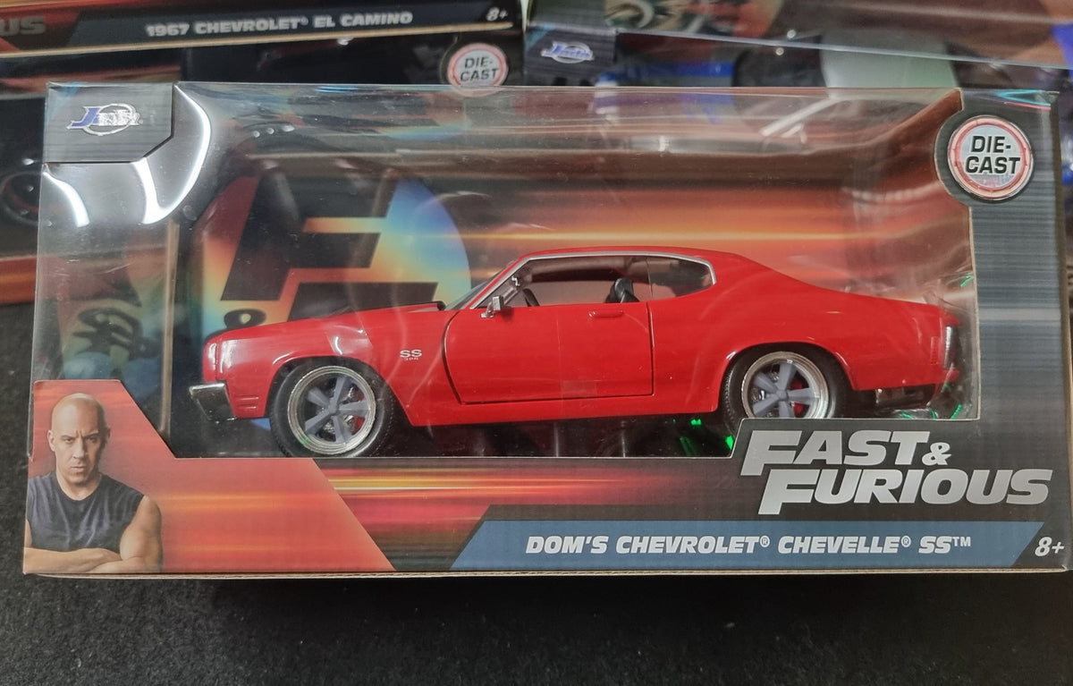 FAST & FURIOUS DOM'S CHEVROLET CHEVELLE SS JADA DIE CAST