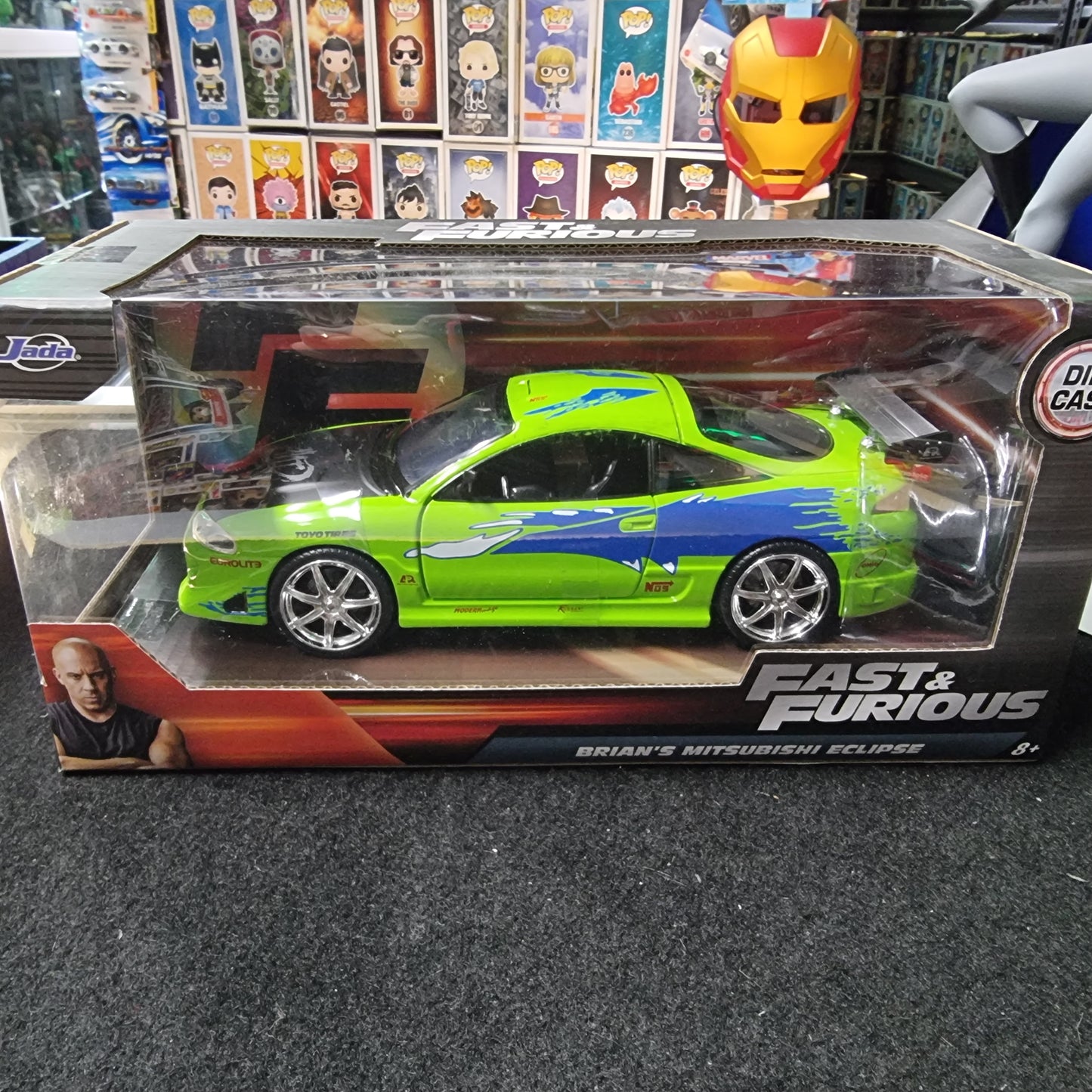 FAST & FURIOUS BRIAN'S MITSUBISHI ECLIPSE JADA DIE CAST